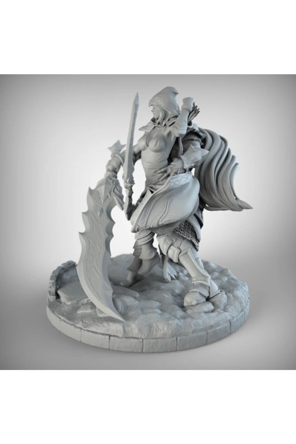 Tryndamere & Ashe Şampiyon Büyük Boy Biblo Tryndamere & Ashe Şampiyon Büyük Boy Biblo