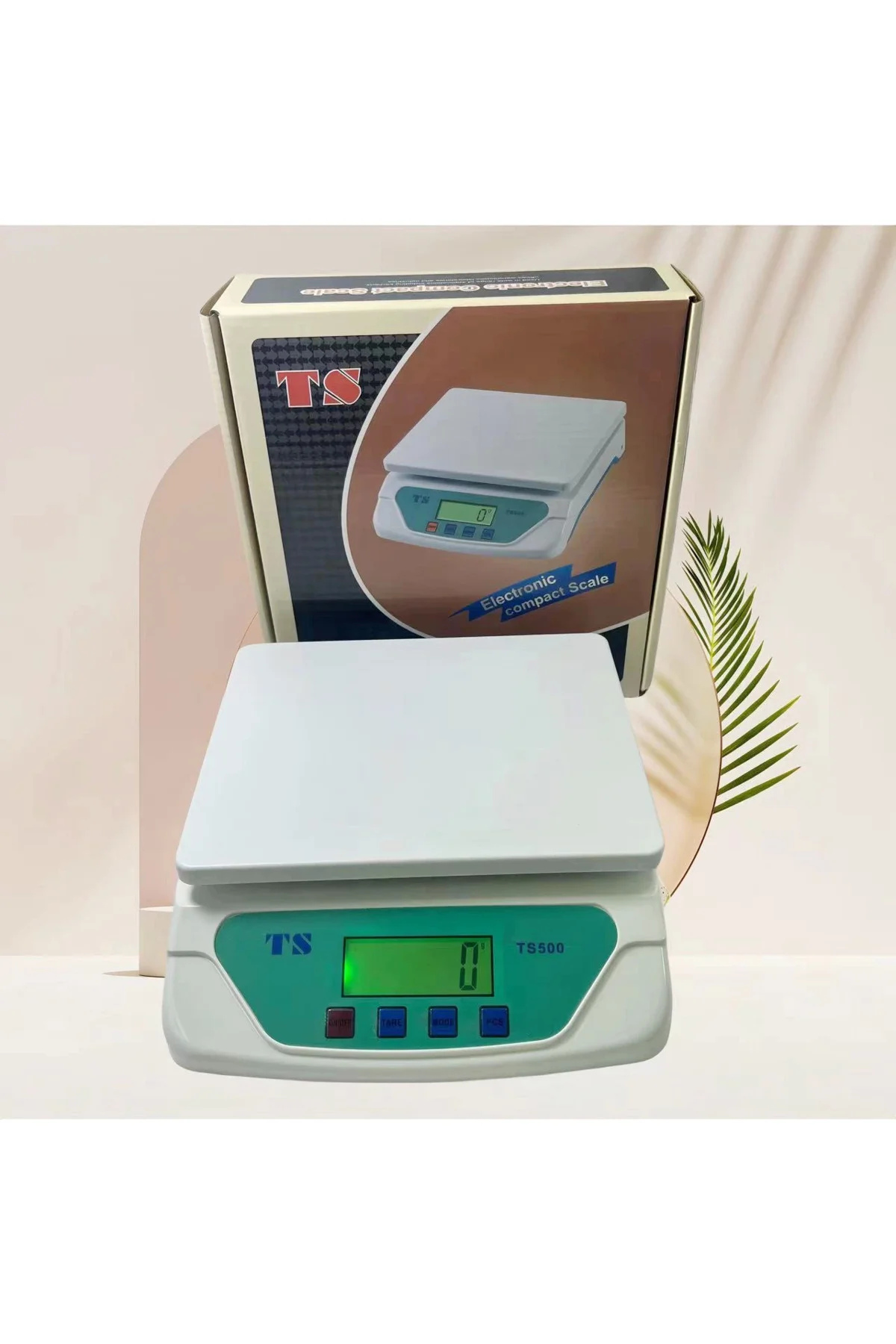 TS-500 Dijital Terazi - LCD Ekran, Dara Alma, Sayım Fonksiyonlu, 