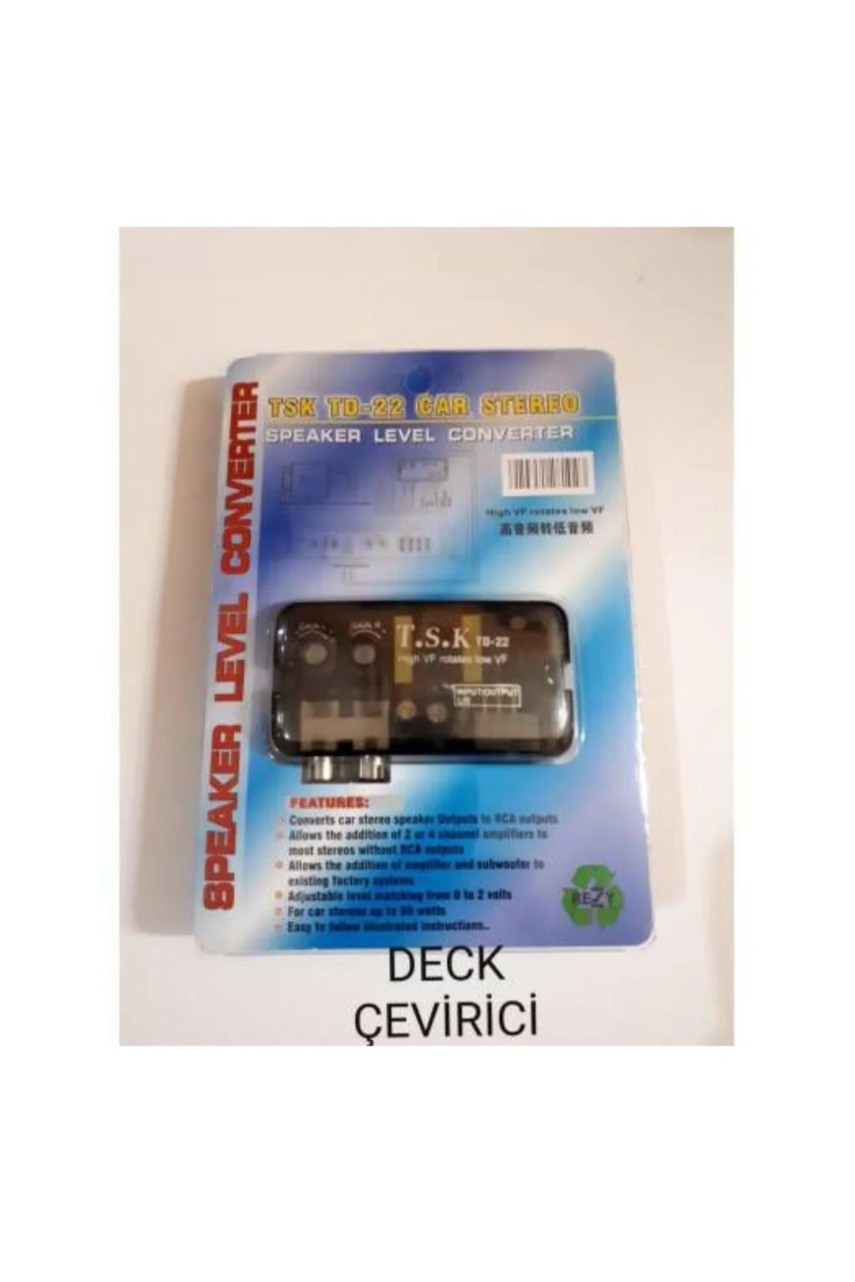 Tsk Td-22 Amfi Deck Çevirici Anfi Tetikleyicili Konvertör Tsk Td-22 Amfi Deck Çevirici Anfi Tetikleyicili Konvertör