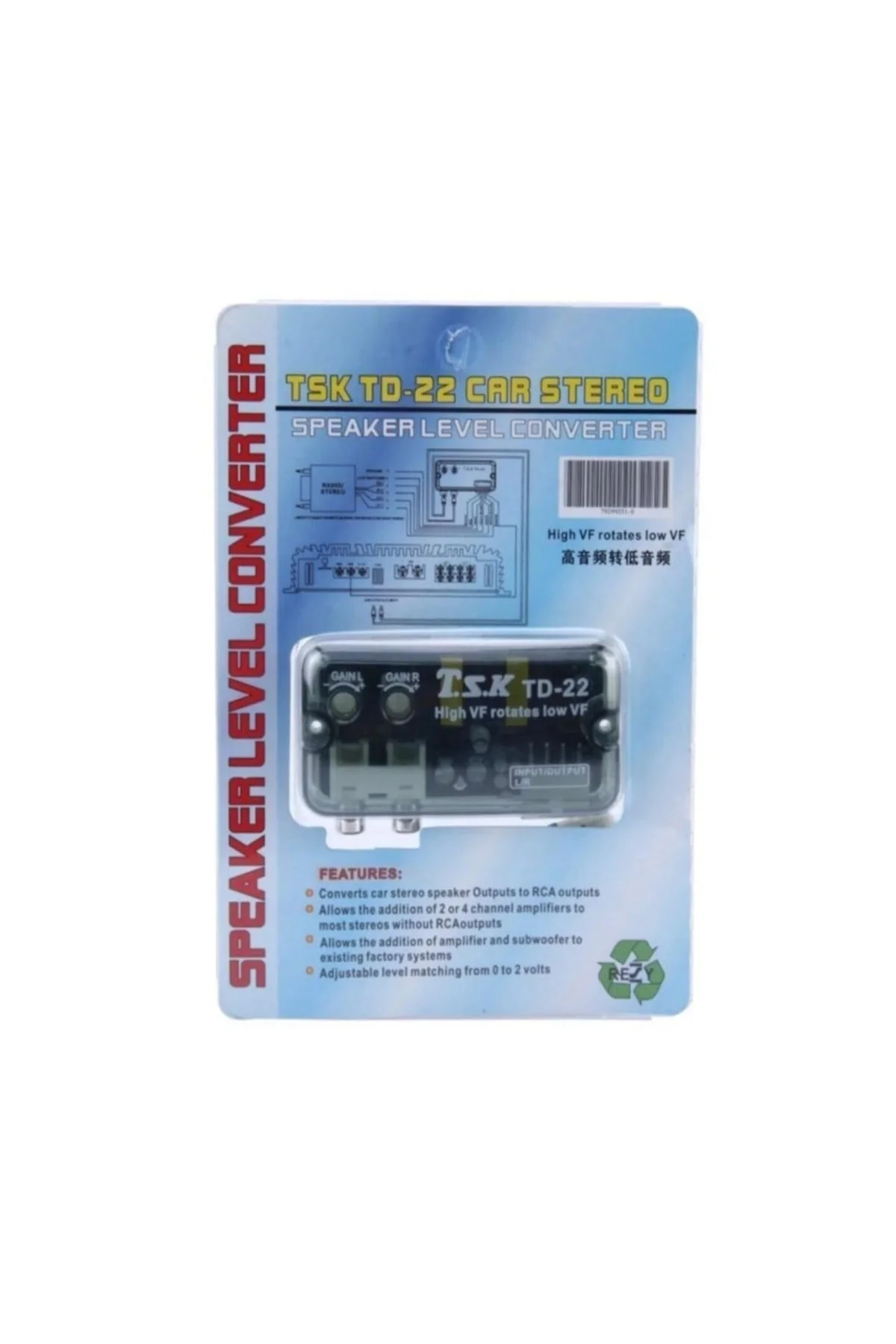 Tsk Td-22 Amfi Deck Çevirici Anfi Tetikleyicili Konvertör Tsk Td-22 Amfi Deck Çevirici Anfi Tetikleyicili Konvertör