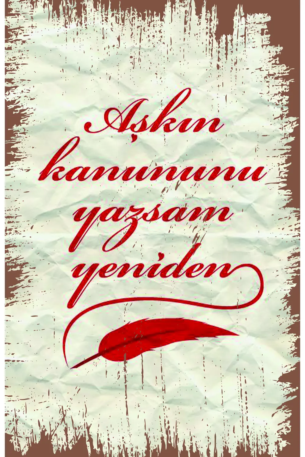 TSM  Tasarımlı Ahşap Poster