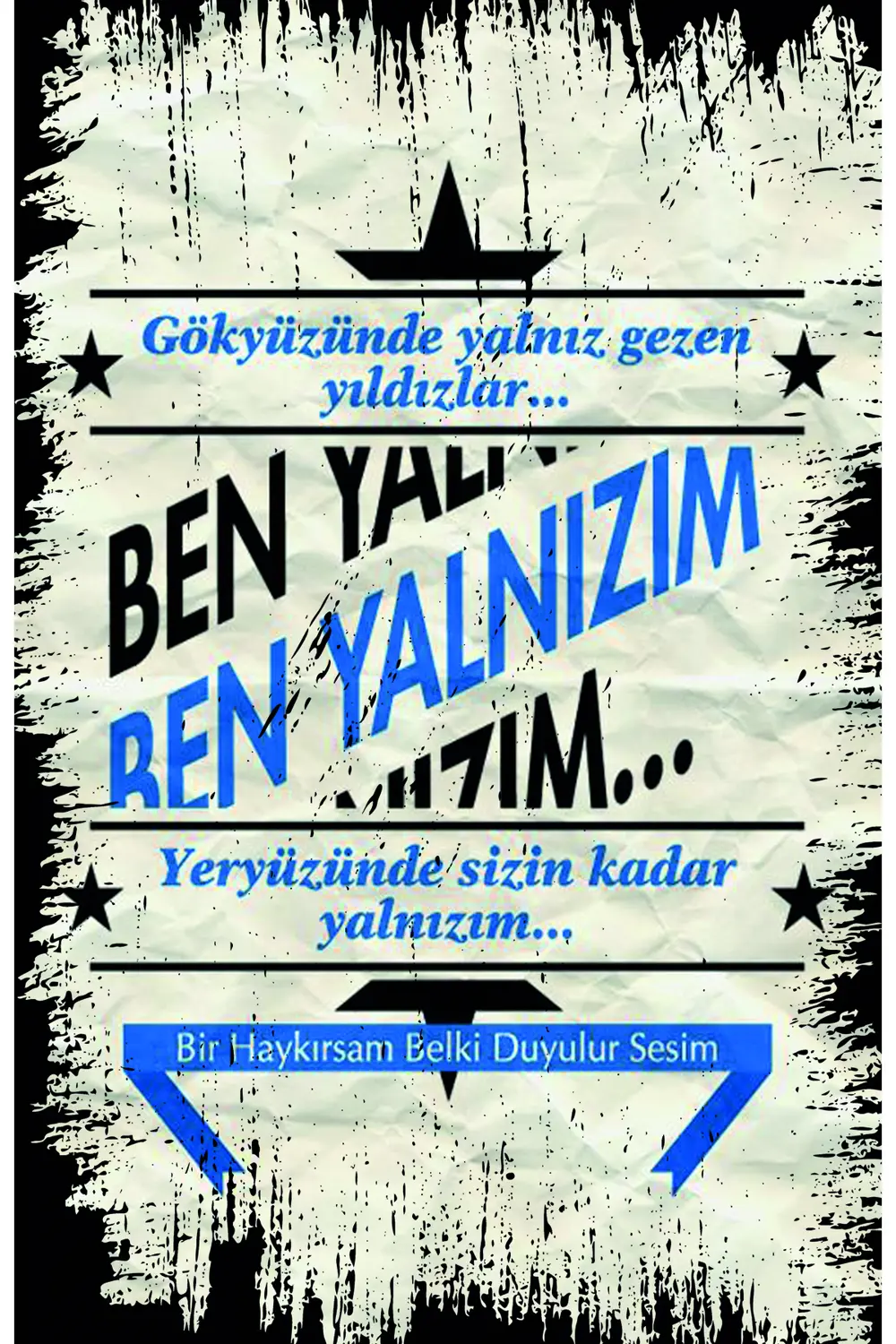 TSM  Tasarımlı Ahşap Poster