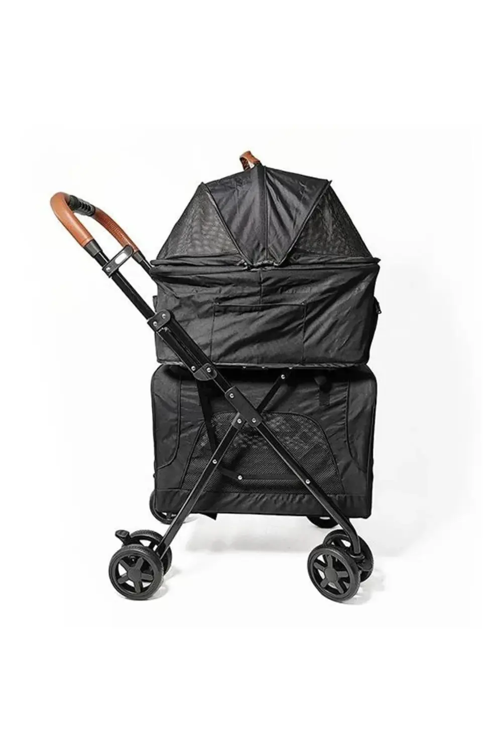 Tsunoda Kedi Köpek Taşıma Arabası Siyah 50x83x102 Cm