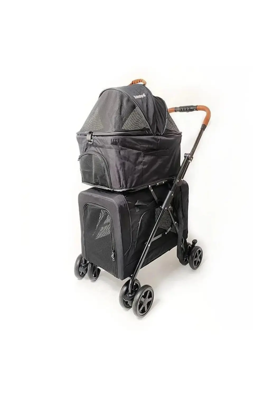 Tsunoda Kedi Köpek Taşıma Arabası Siyah 50x83x102 Cm