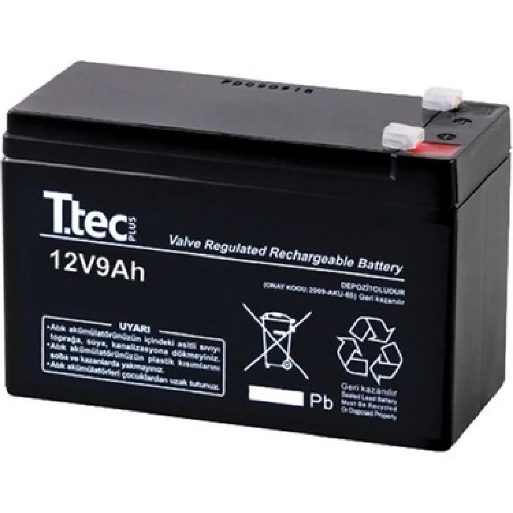 Ttec 12v 9 Ah Kuru Bakımsız Akü Ttec 12v 9 Ah Kuru Bakımsız Akü
