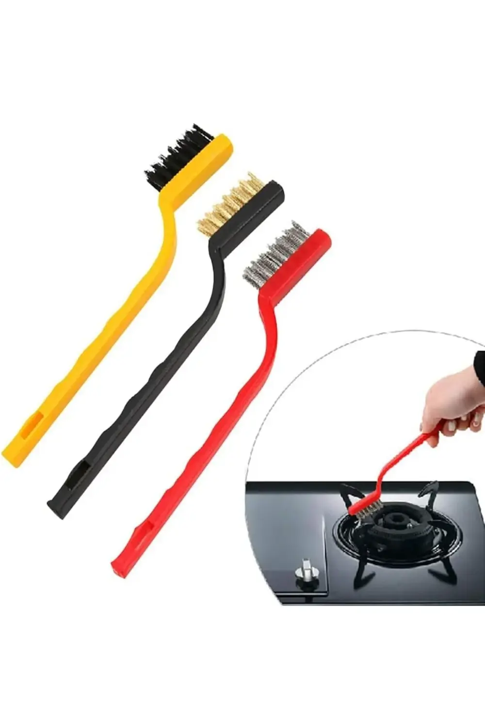 TTKShop Adet Metal Telli Fırça Aygaz Pas Çıkmayan Lekeleri Temizl