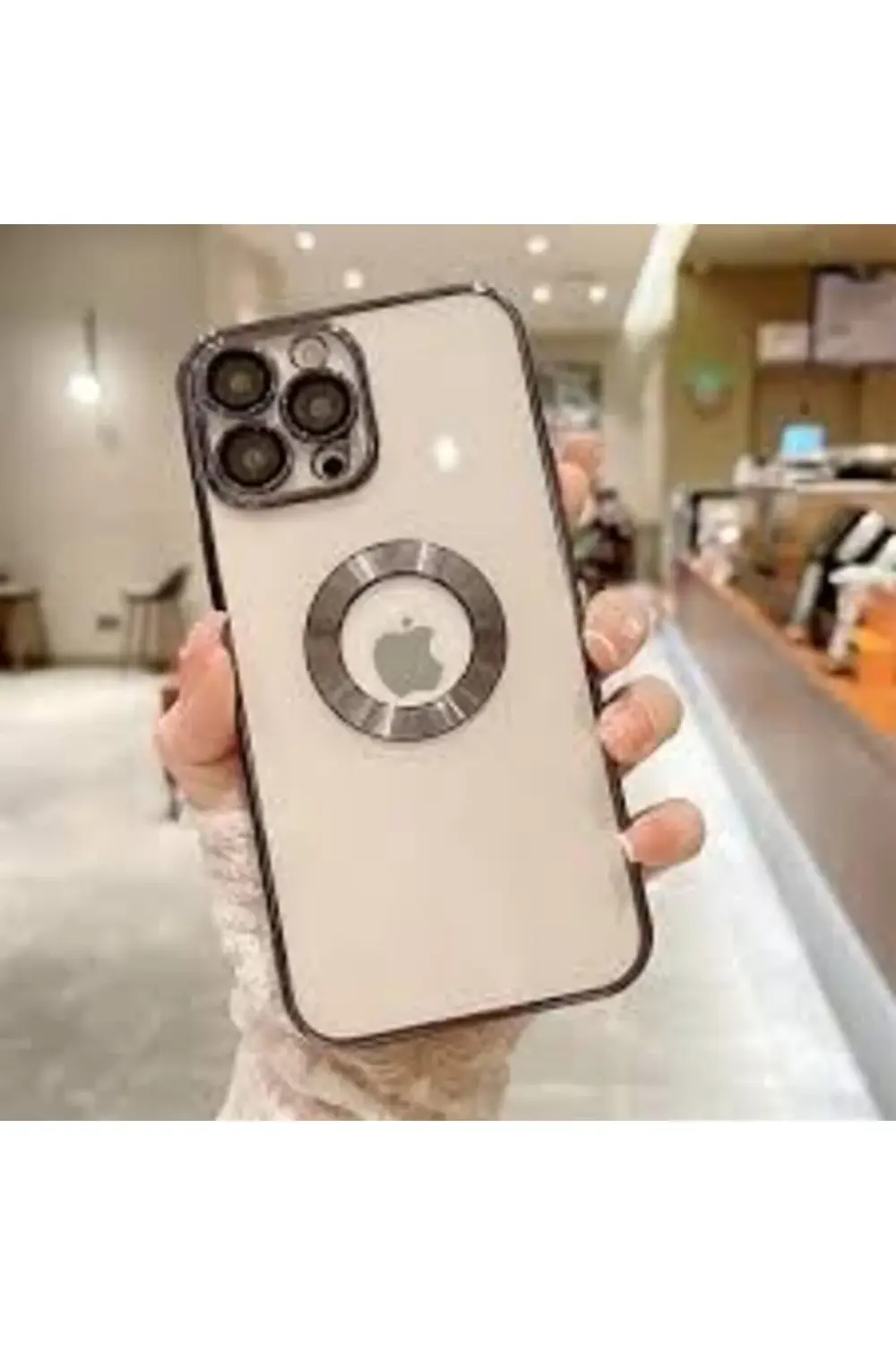 TTKShop aks iPhone 14 pro max uyumlu lens korumalı lazer kılıf si