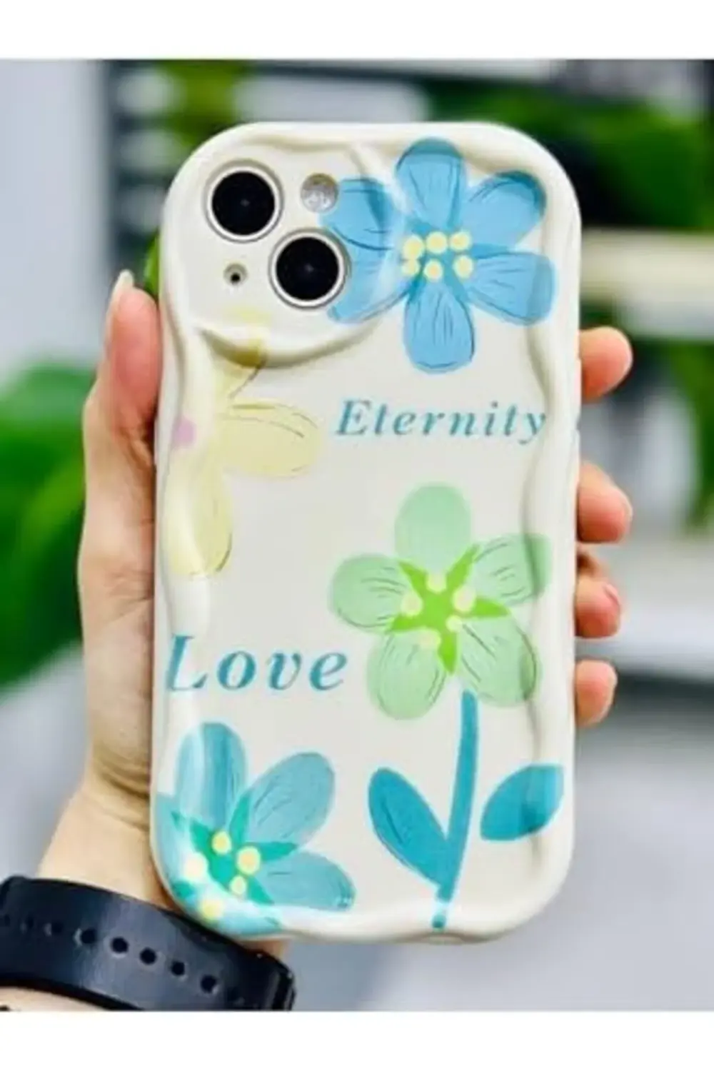 TTKShop Aksesuar Iphone 13 Ve 14 ile Uyumlu Eternity Baskı Desenl