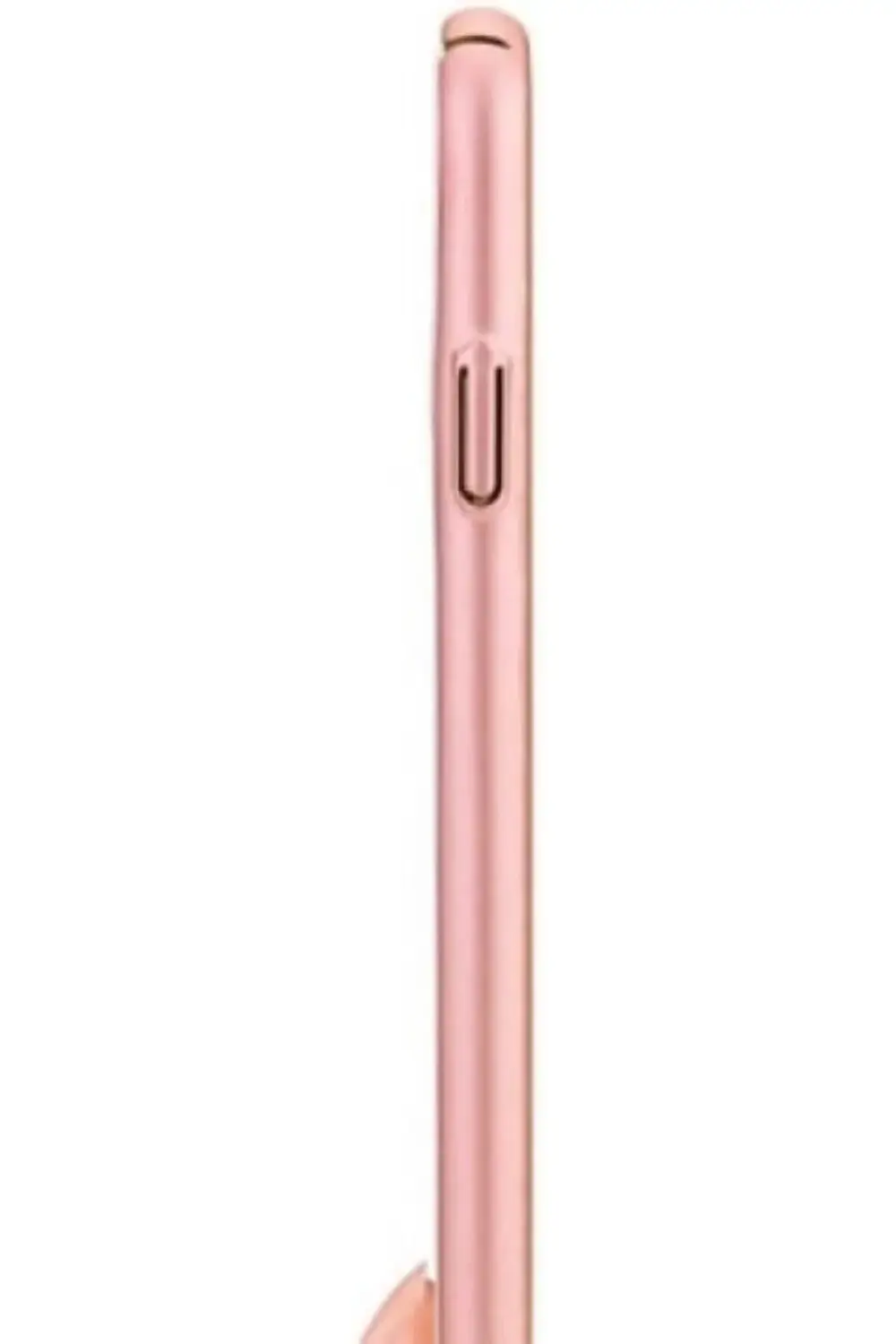 TTKShop Galaxy J7 Max Uyumlu Sert Rubber Silikon Kılıf (Altın Ren