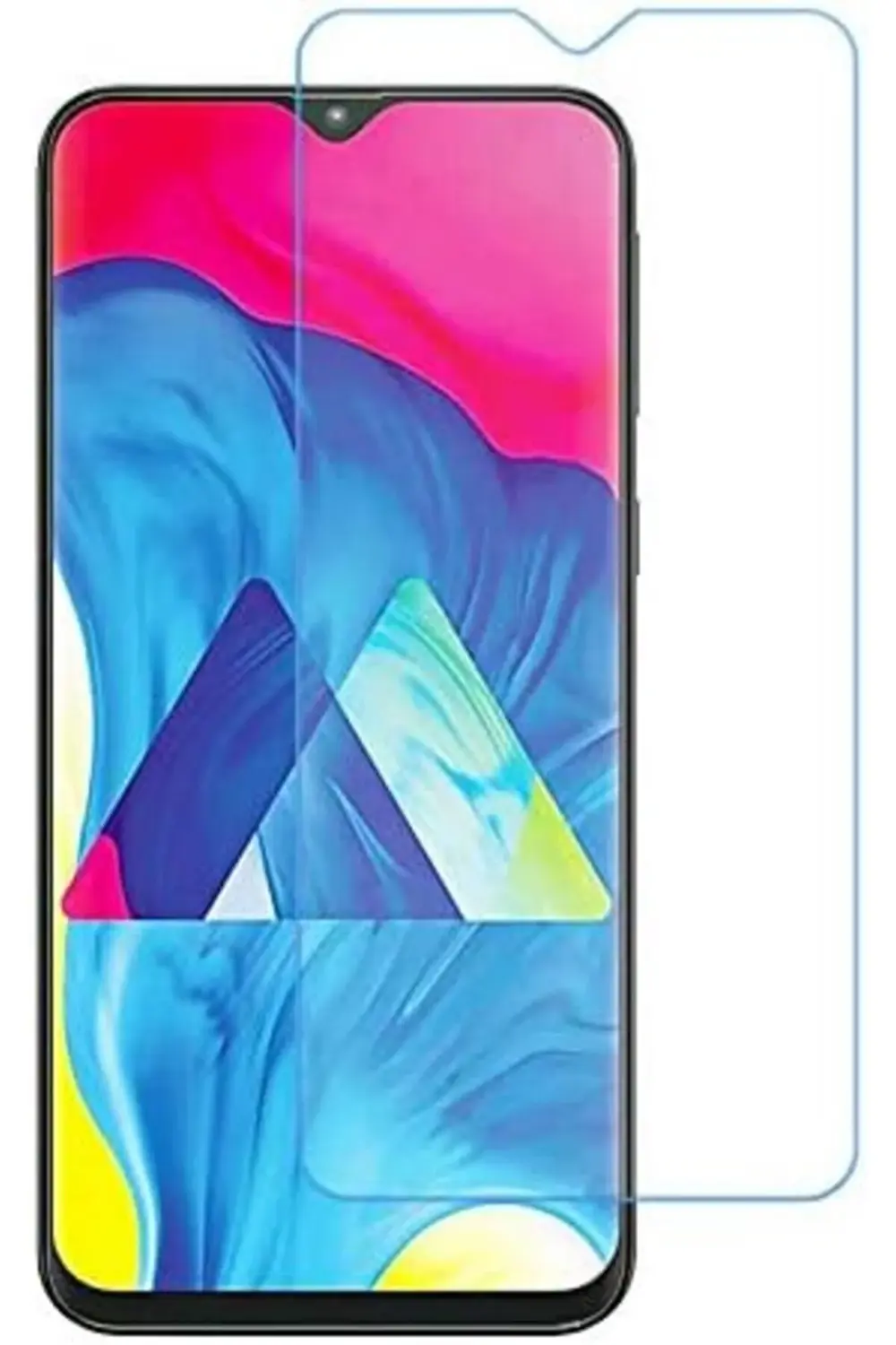 TTKShop Galaxy M20 Zore Şeffaf Esnek Silikon Kılıf + Kırılmaz Cam