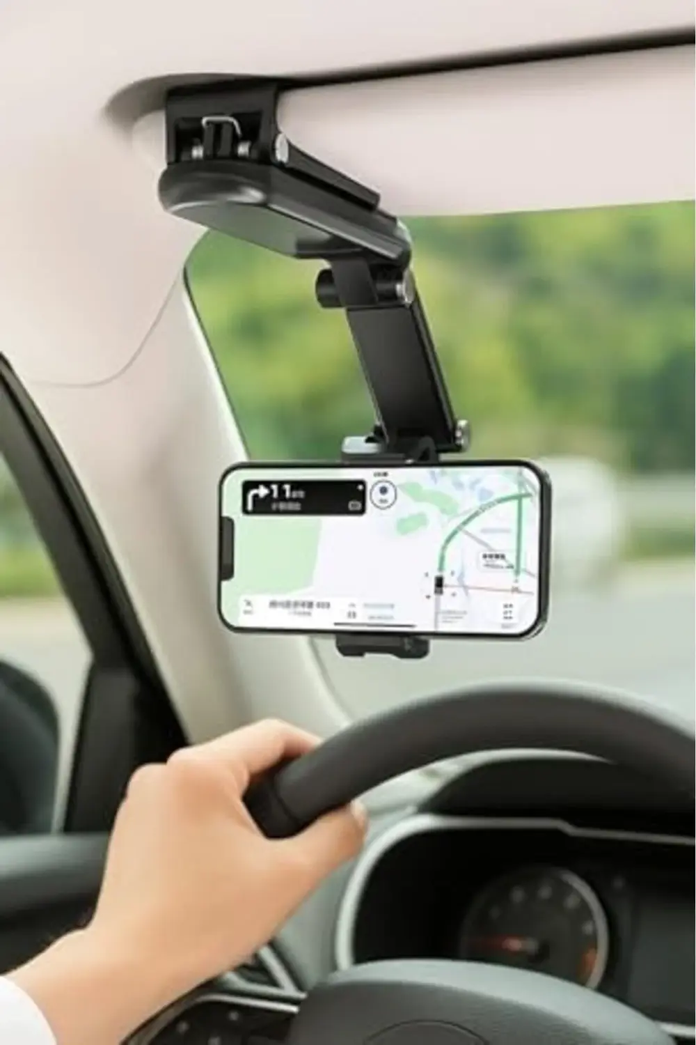 TTKShop Güneşlik Üzerine Takılan, 1080° Döner Ayarlı, Araç Telefo