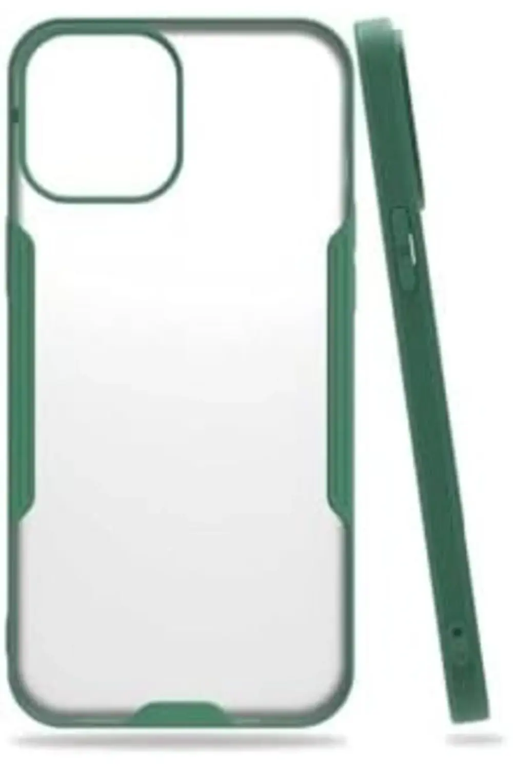 TTKShop İle Uyumlu iPhone 12 Pro Max Kılıf Parfe Kapak, Koyu Yeşi