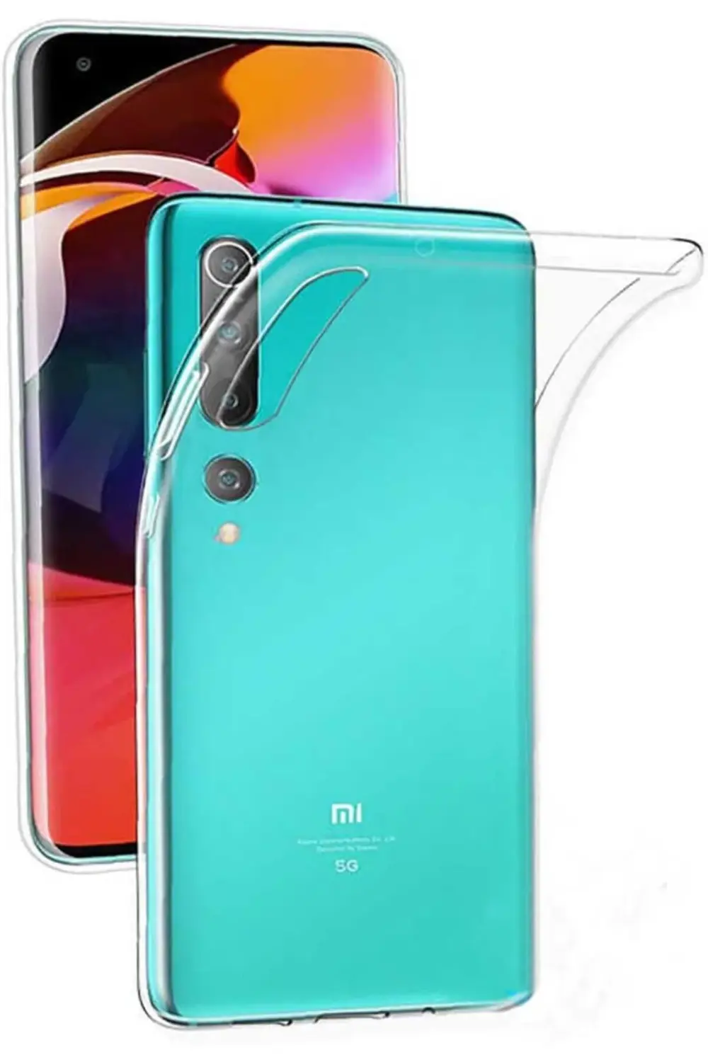 TTKShop İletişim Xiaomi Mi 10 ile Uyumlu Kapak 1mm Süper Silikon TTKShop İletişim Xiaomi Mi 10 ile Uyumlu Kapak 1mm Süper Silikon