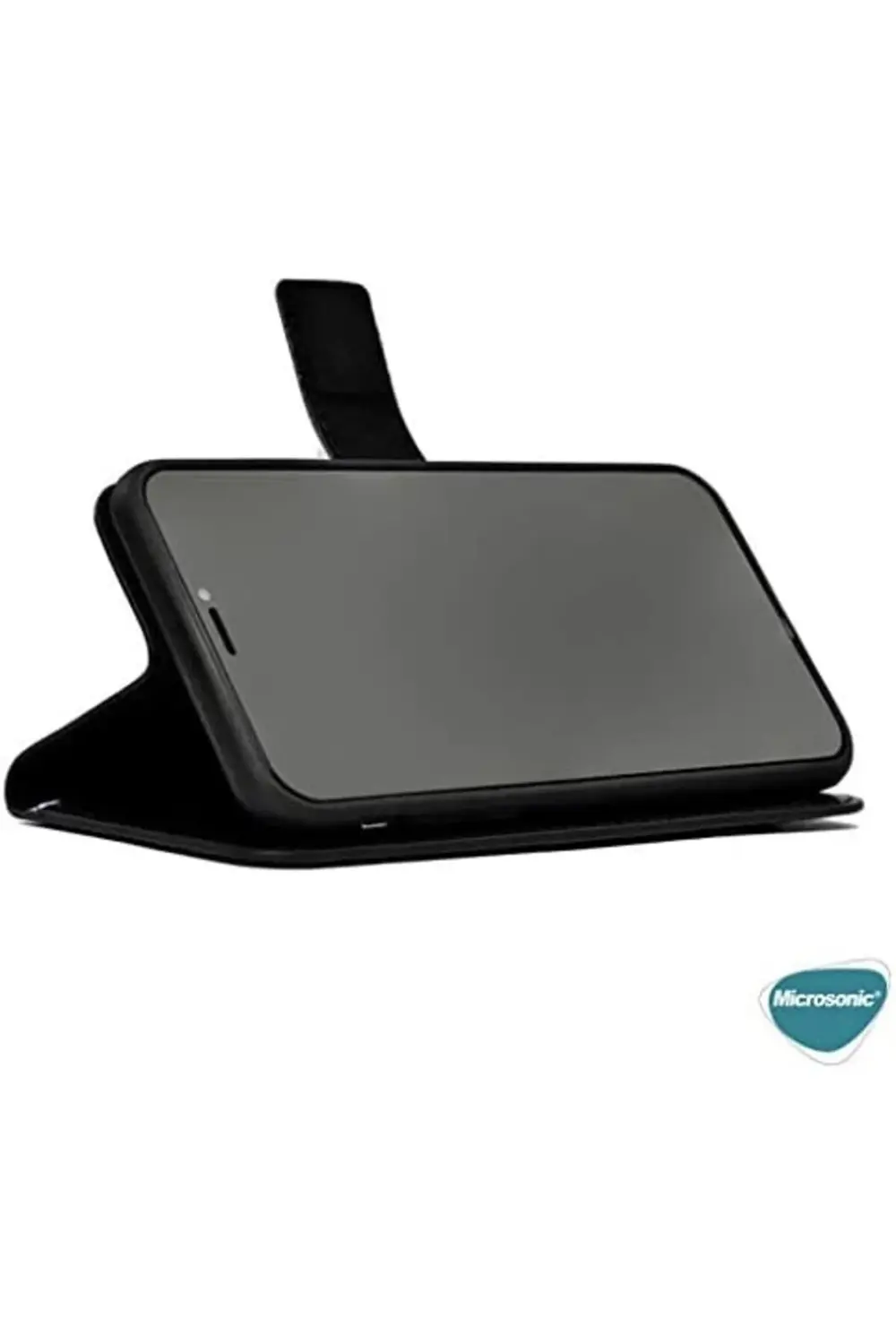 TTKShop iPhone 11 Pro için Kılıf Delux Leather Wallet Siyah [iPho