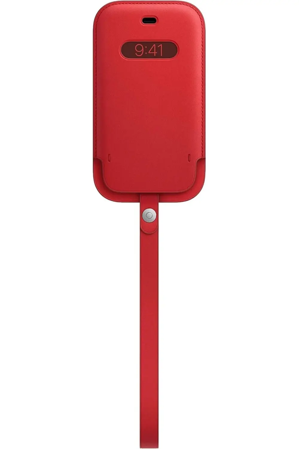 TTKShop iPhone 12 mini için MagSafe özellikli Deri Zarf Kılıf - (