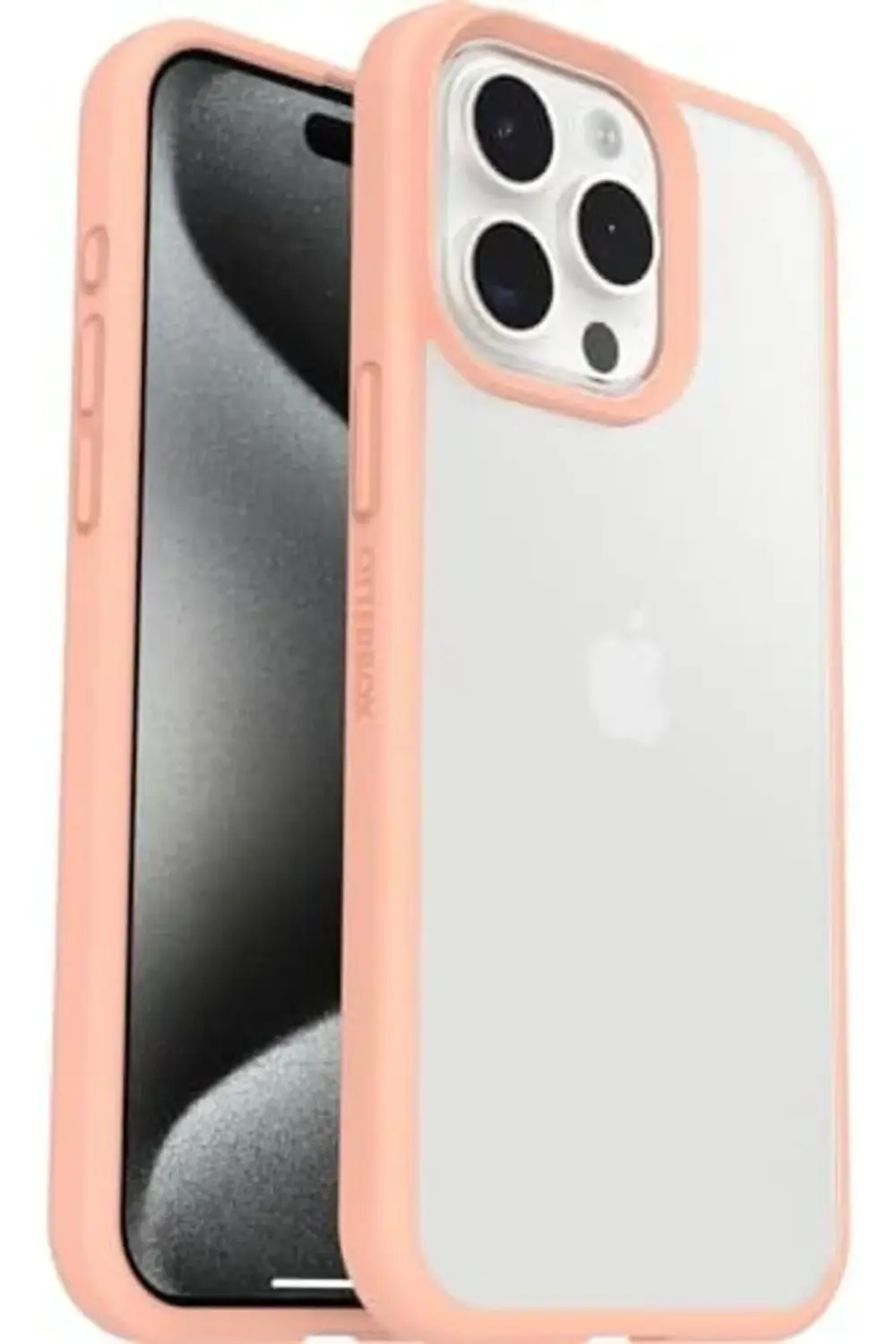 TTKShop iPhone 15 Pro Max Sleek Kılıf, Şeffaf/Şeftali 395519 TTKShop iPhone 15 Pro Max Sleek Kılıf, Şeffaf/Şeftali 395519