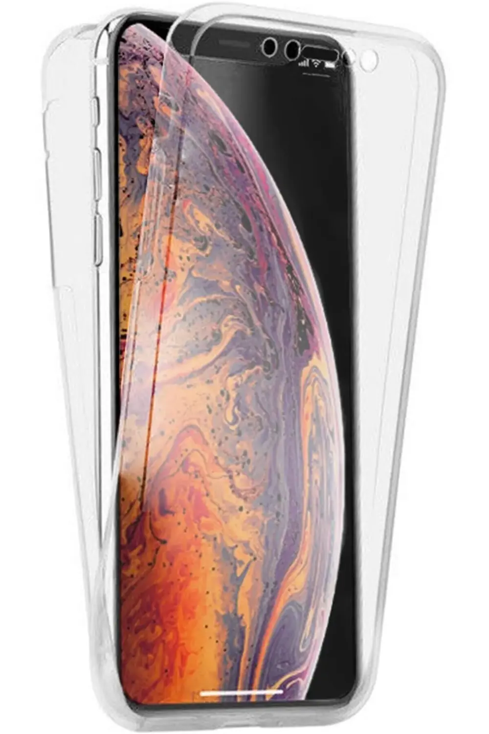 TTKShop iPhone XS Max (6.5'') Kılıf 6 tarafı tam full koruma 360 TTKShop iPhone XS Max (6.5'') Kılıf 6 tarafı tam full koruma 360