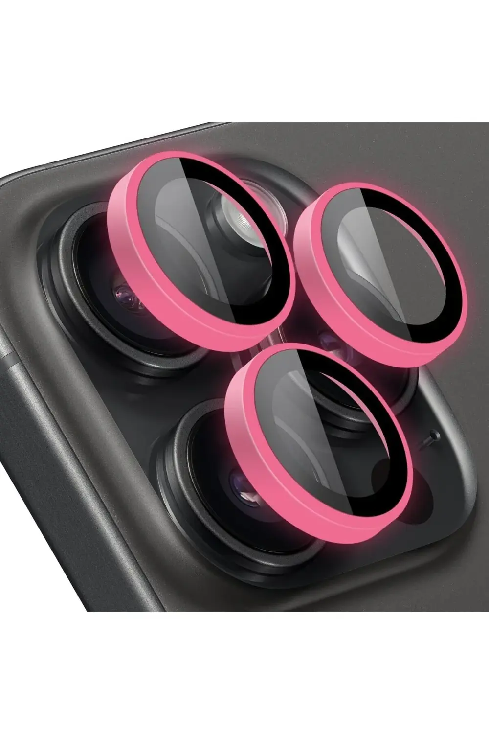 TTKShop LABS iPhone 14 Pro Max / 14 Pro Neon Metal Lens Koruyucu