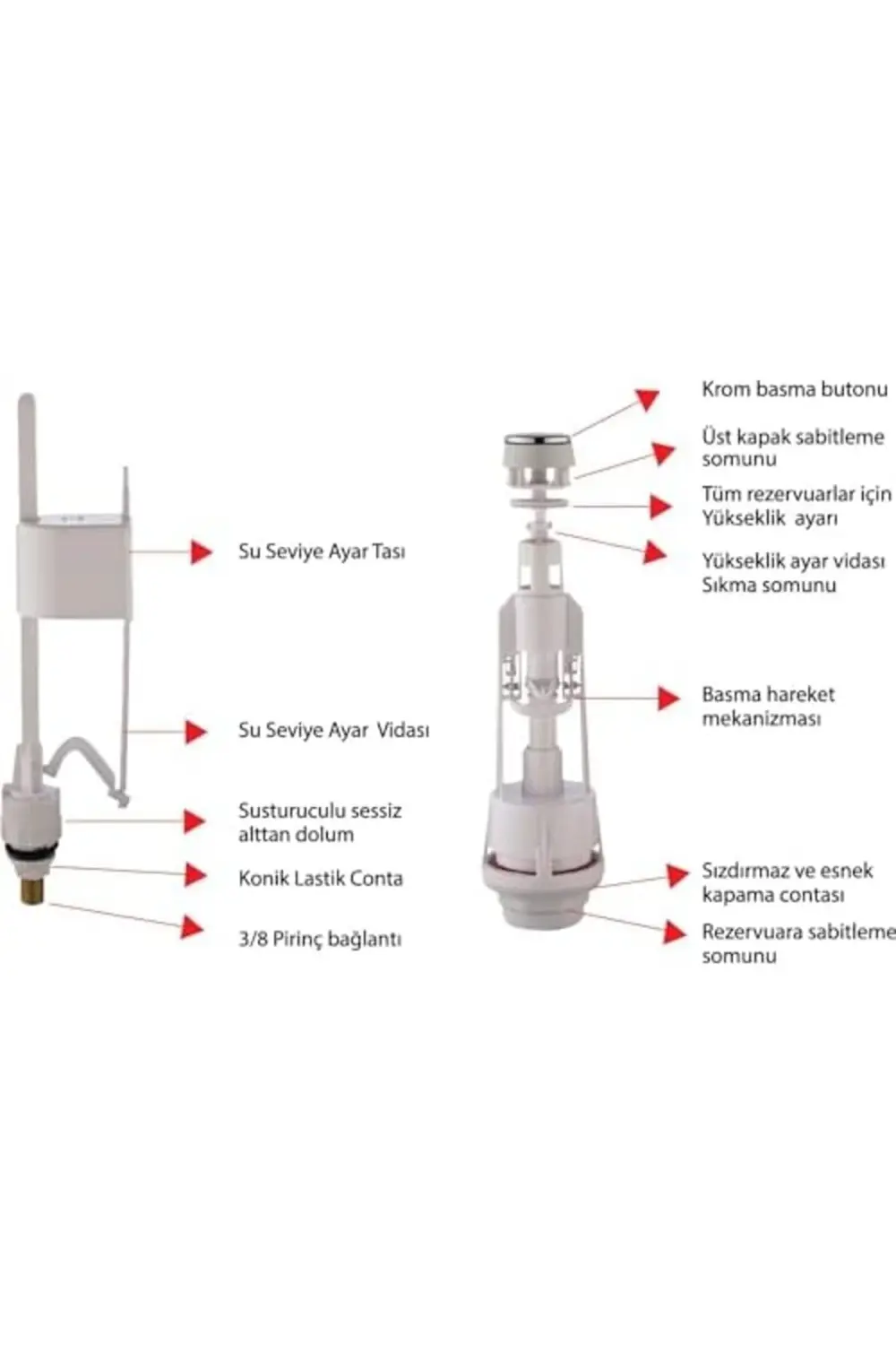 TTKShop Rezervuar İç Takım Seti 395519