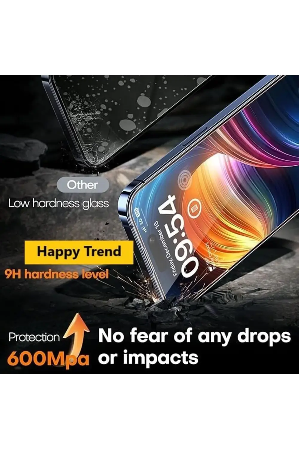 TTKShop Trend iPhone 13 ve 13 Pro Uyumlu Hizalama Aparatlı Koruyu