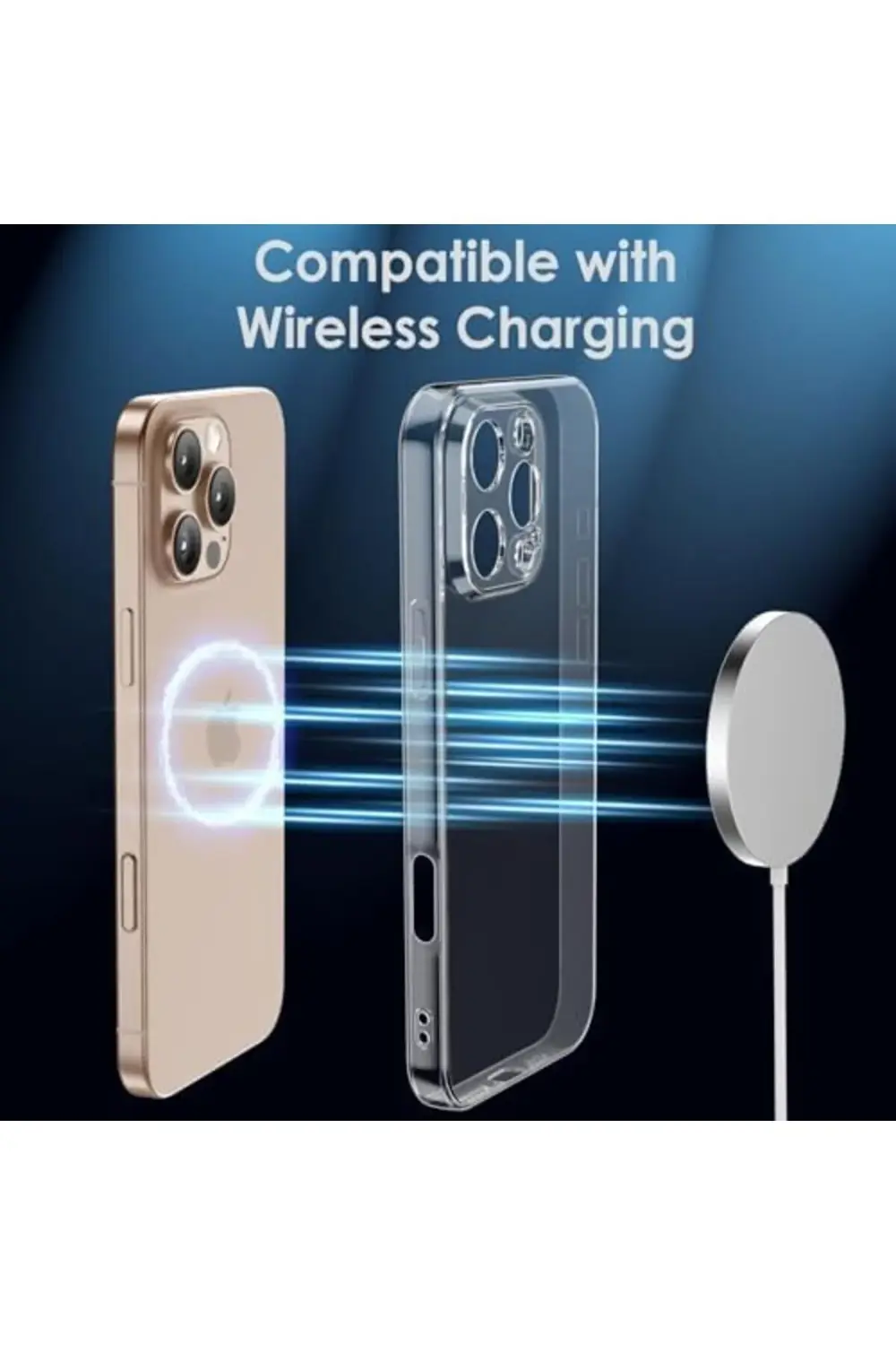 TTKShop Trend iPhone 16 Pro Şeffaf Kılıf, Kamera Korumalı Şeffaf