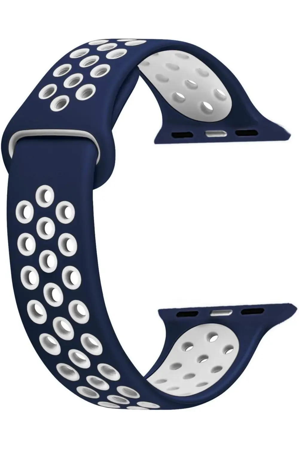 TTKShop Watch 3 42mm, Silicone Sport Band Prusya Mavisi 395519