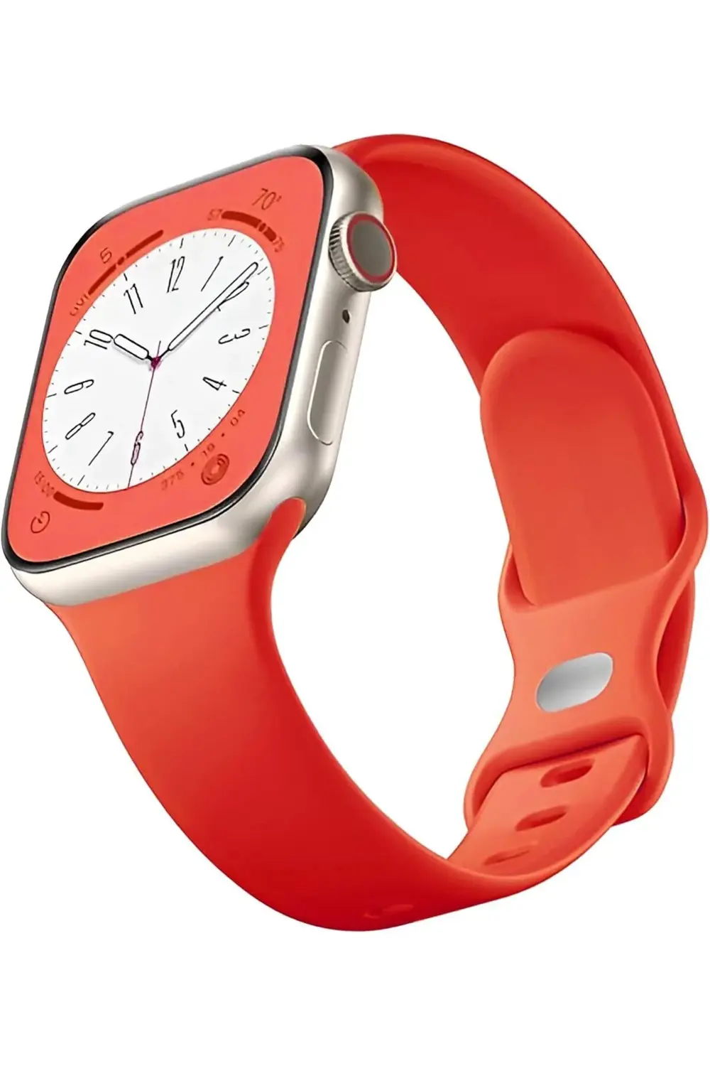 TTKShop Watch için Tüm Serileri ile Uyumlu Yumuşak Silikon Kordon