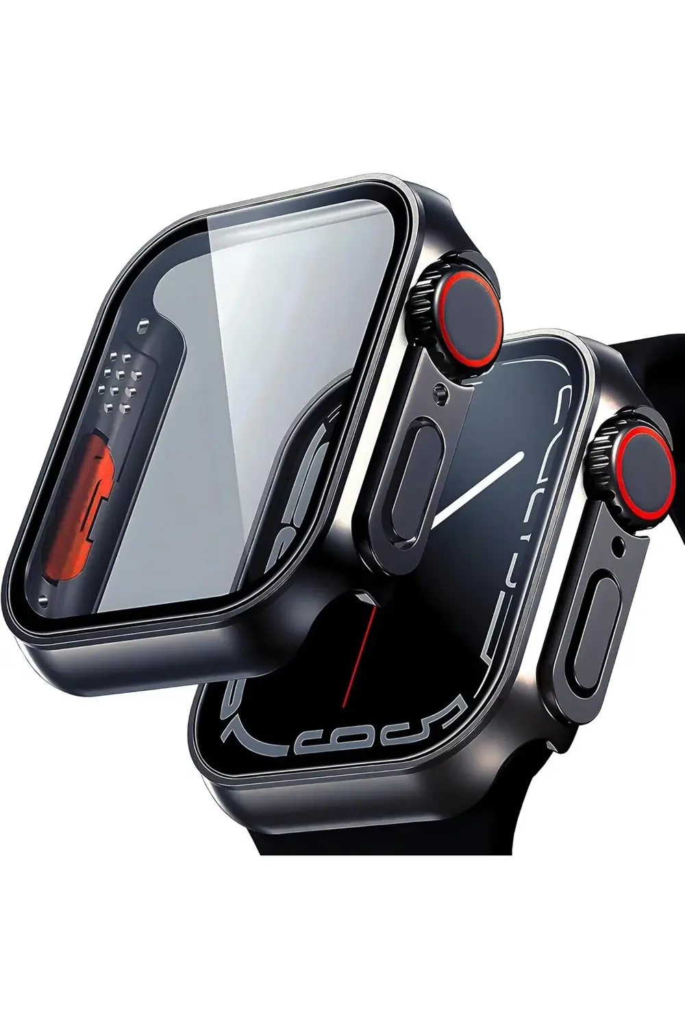 TTKShop Watch ile Uyumlu Saate Watch Ultra Görünümü Veren Uzay Gr