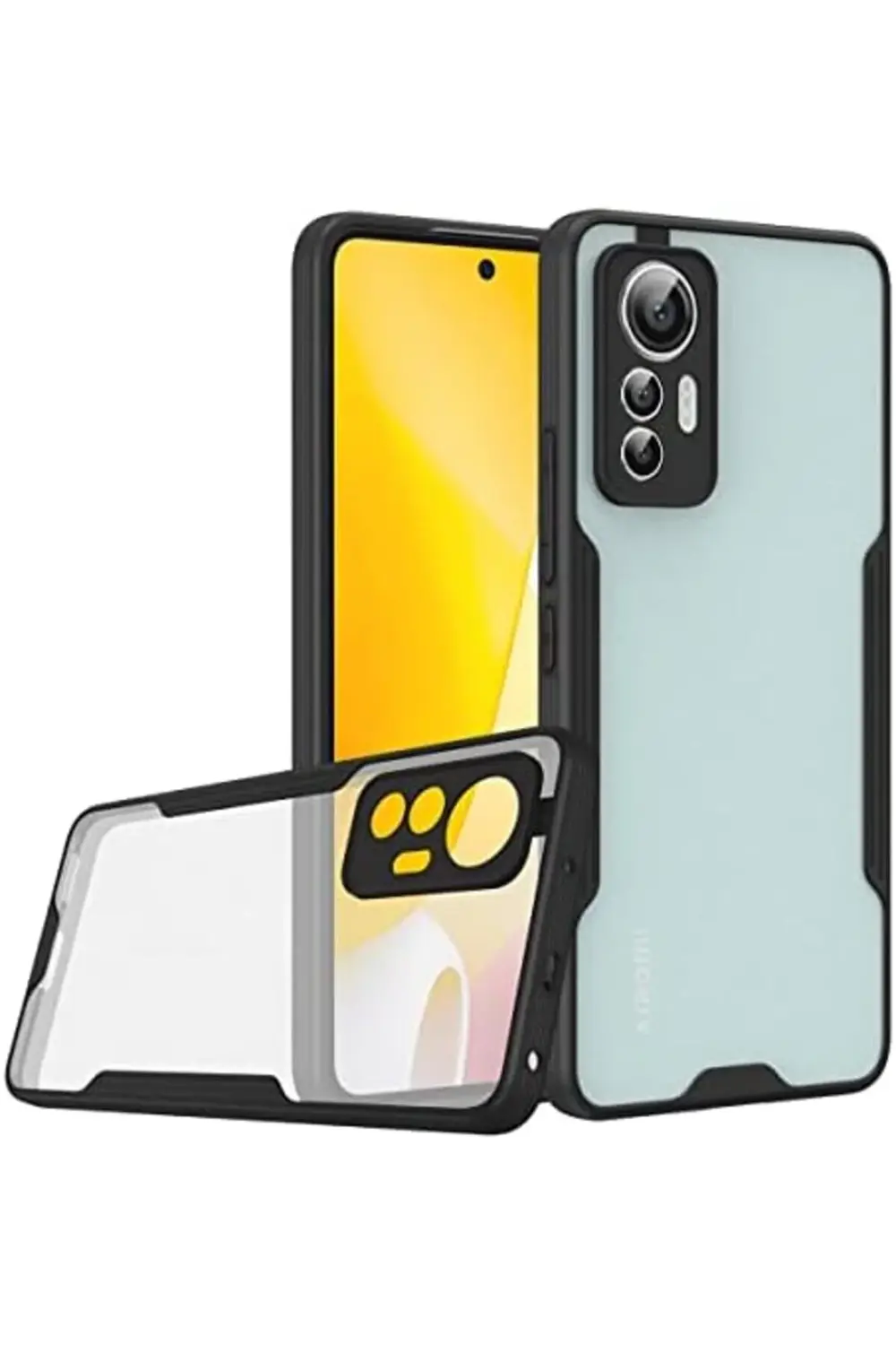 TTKShop Xiaomi Mi 12 Lite Kılıf Kamera Korumalı Arkası Mat Parfe TTKShop Xiaomi Mi 12 Lite Kılıf Kamera Korumalı Arkası Mat Parfe