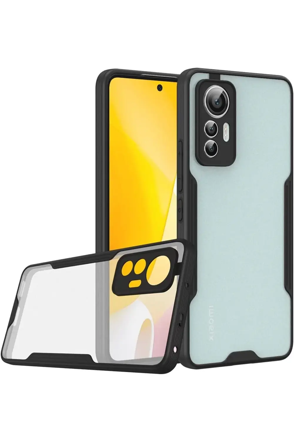 TTKShop Xiaomi Mi 12 Lite Kılıf Kamera Korumalı Arkası Mat Parfe TTKShop Xiaomi Mi 12 Lite Kılıf Kamera Korumalı Arkası Mat Parfe