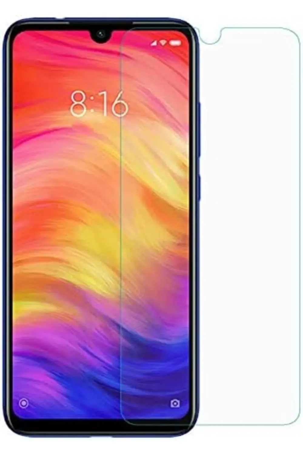 TTKShop Xiaomi Redmi Note 7 Maxi Glass Temperli Cam Ekran Koruyuc