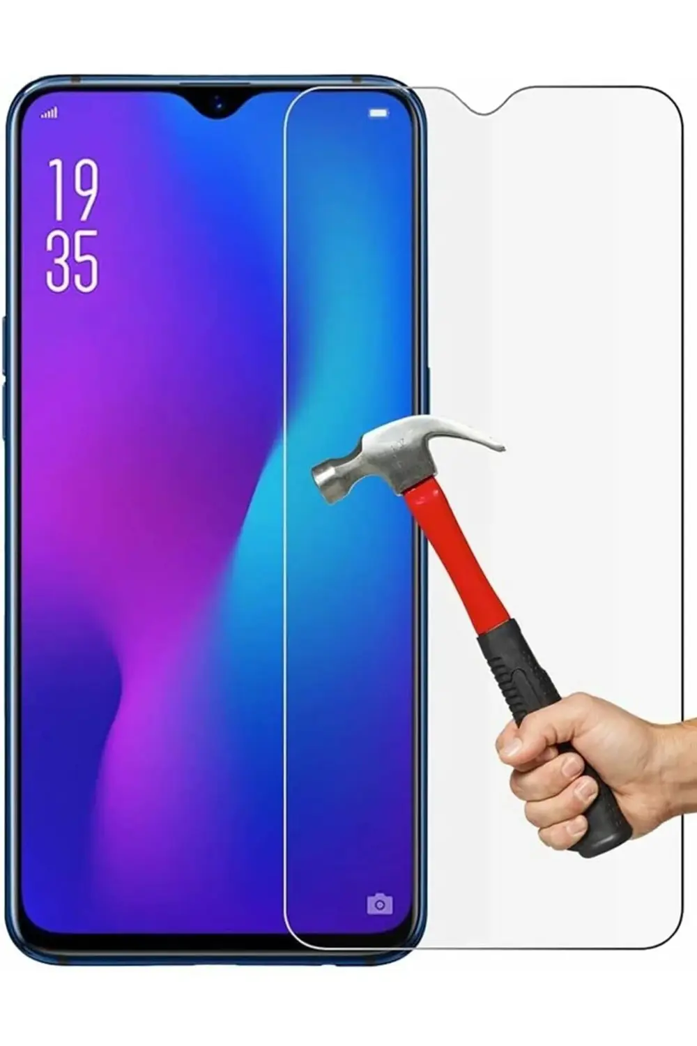 TTKShop Xiaomi Redmi Note 8 Pro Uyumlu Ekran Koruyucu Kırılmaz Te