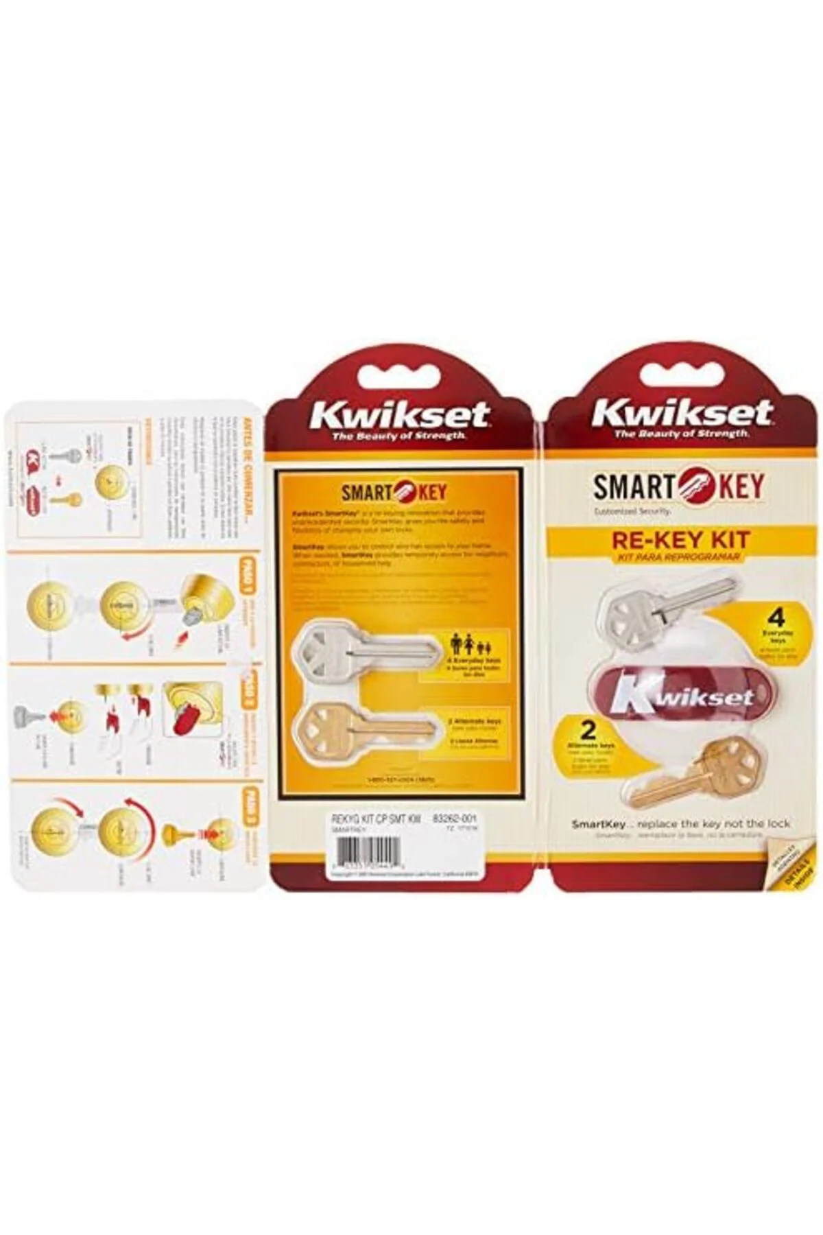 TTKTEKNOLOJİ (1 Pack) - 83262-001 SmartKey Re-keying Kit KRK 3955