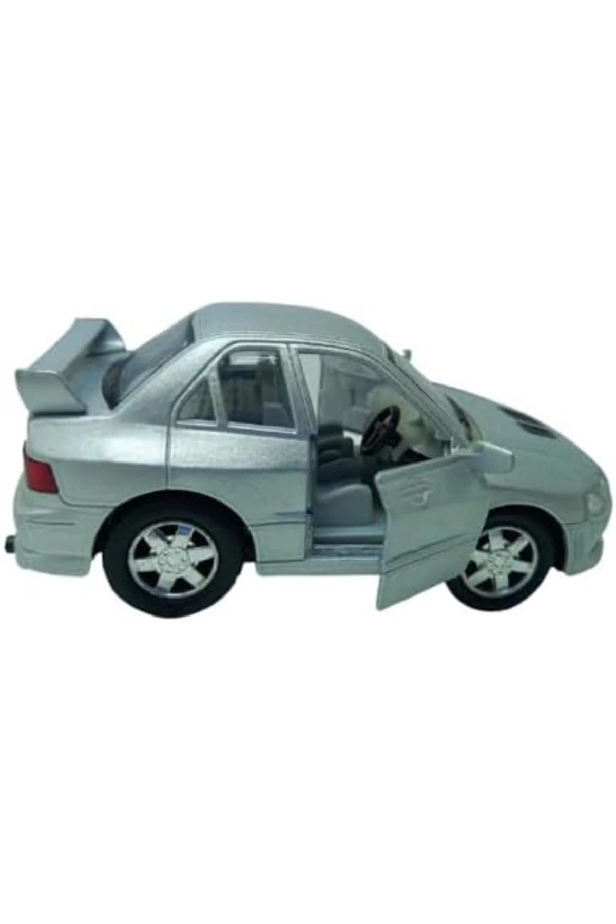 TTKTEKNOLOJİ 10 cm. Çek Bırak Gri Mıtsubıshı Diecast Araba TTKTEK