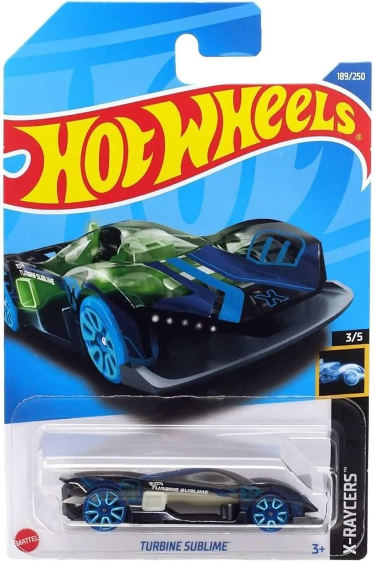 TTKTEKNOLOJİ 1:64 Tekli Arabalar 2022 189/250 X Raycers TURBINE S