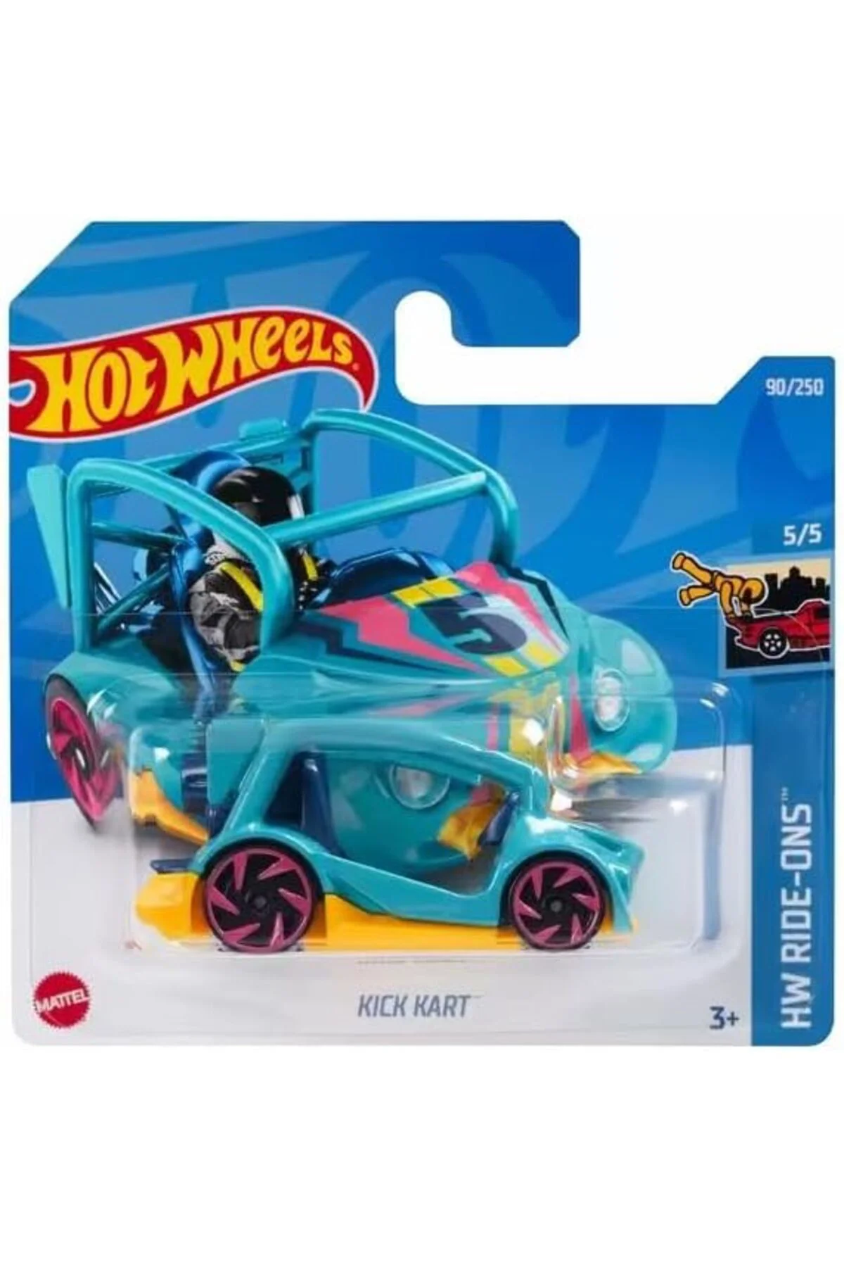TTKTEKNOLOJİ 1:64 Tekli Arabalar 2022 90/250 Hw Ride On KICK KART