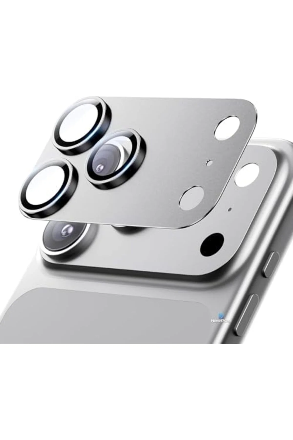 TTKTEKNOLOJİ 17 Pro Max için Kamera Lens Koruyucu [Darbeye Dayanı