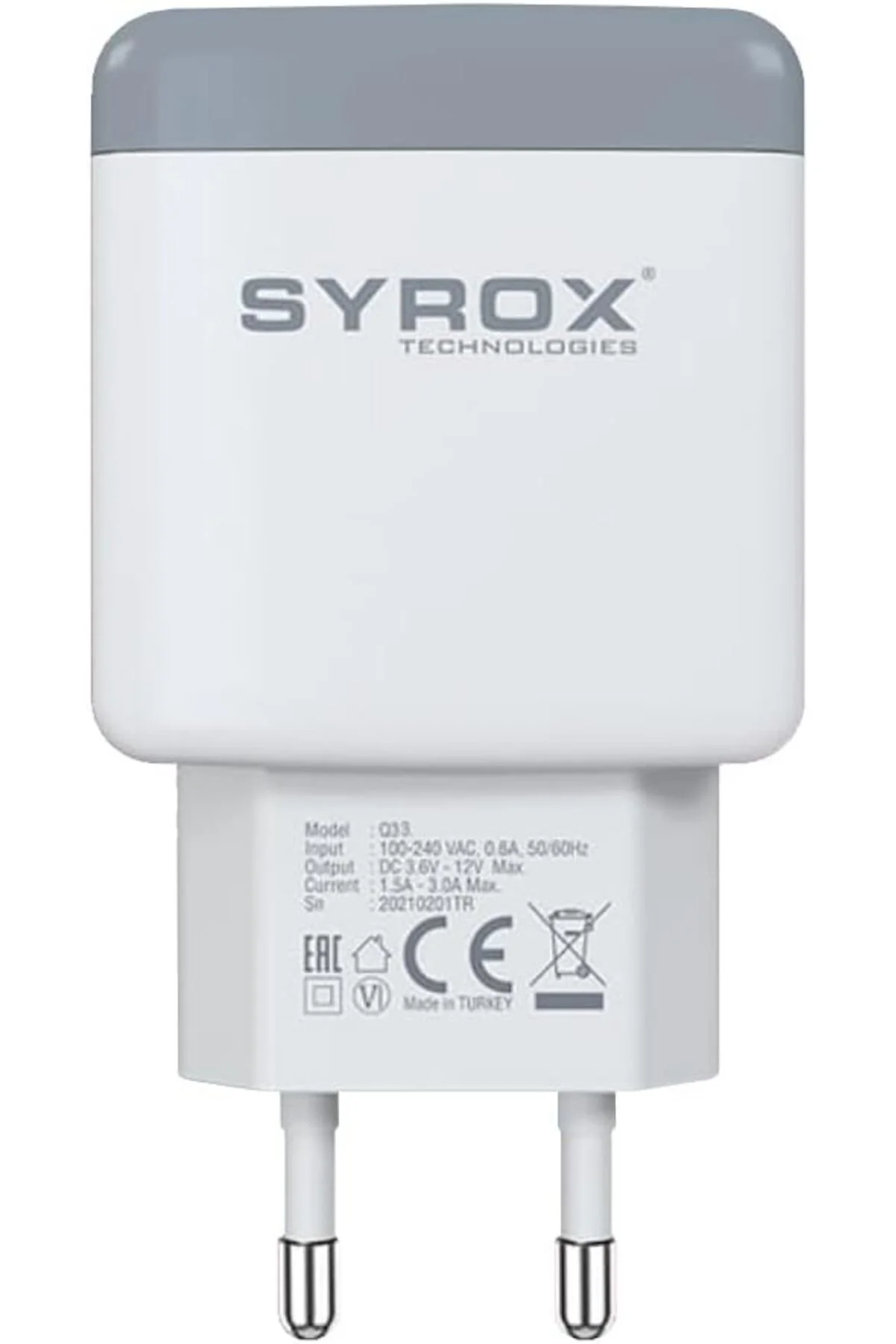 TTKTEKNOLOJİ 18W 3.0A QC şarj adaptörü, hızlı ve güvenli akıllı c TTKTEKNOLOJİ 18W 3.0A QC şarj adaptörü, hızlı ve güvenli akıllı c