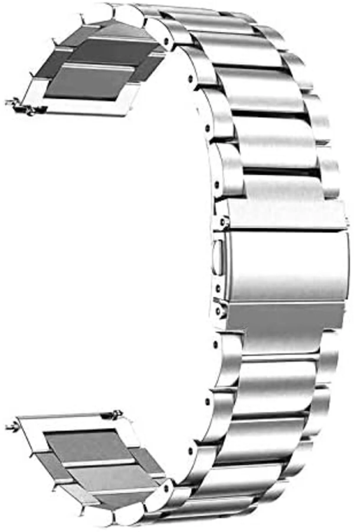 TTKTEKNOLOJİ 2 için Metal Stainless Steel Kordon Gümüş [ 2 ile Uy