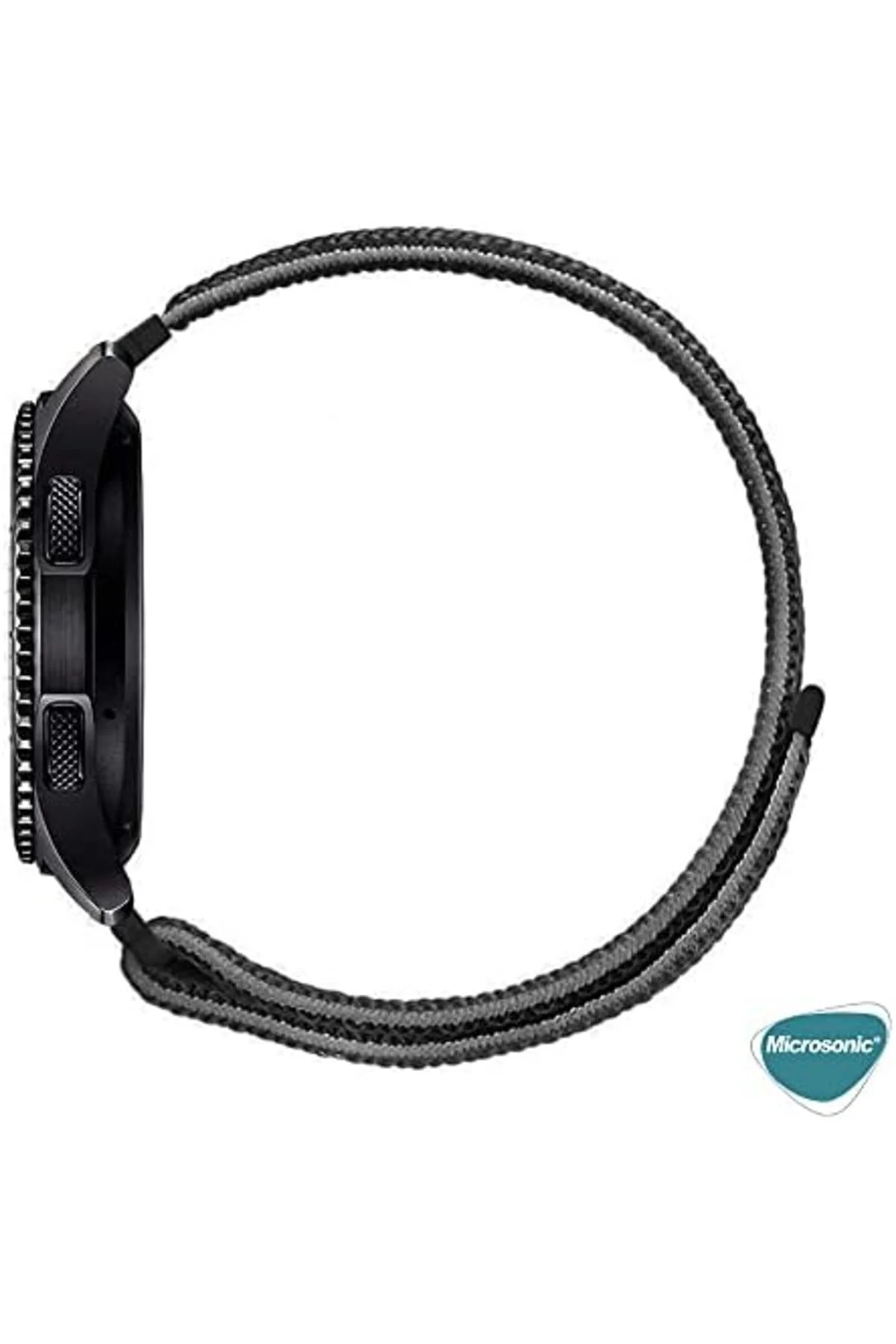 TTKTEKNOLOJİ 2 için Hasırlı Kordon Woven Sport Loop Siyah TTKTEKN