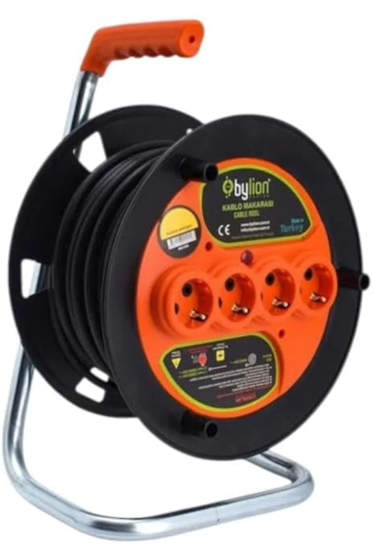 TTKTEKNOLOJİ 20 Metre Makaralı Uzatma Kablosu 3x2.5mm TTR – 4 Pri