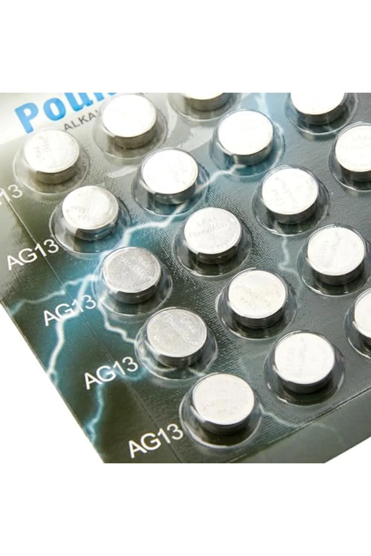 TTKTEKNOLOJİ 20 X LR44 AG13 1,5 V Alkalin Düğme Pil, Cıvasız, Sız