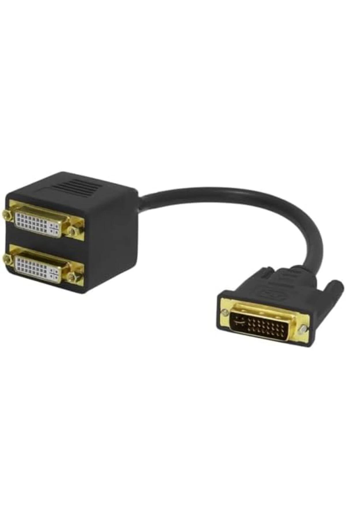 TTKTEKNOLOJİ 24+1 DVI Erkek TO 2x 24+5 DVI Dişi Çoklayıcı Kablo 3