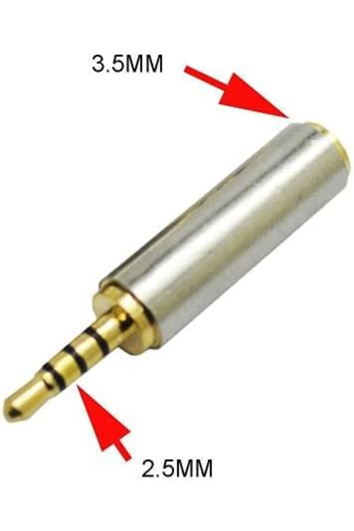 TTKTEKNOLOJİ 2.5mm Erkek 3.5mm Dişi 4 boğum 3 çizgi kulaklıklı mi