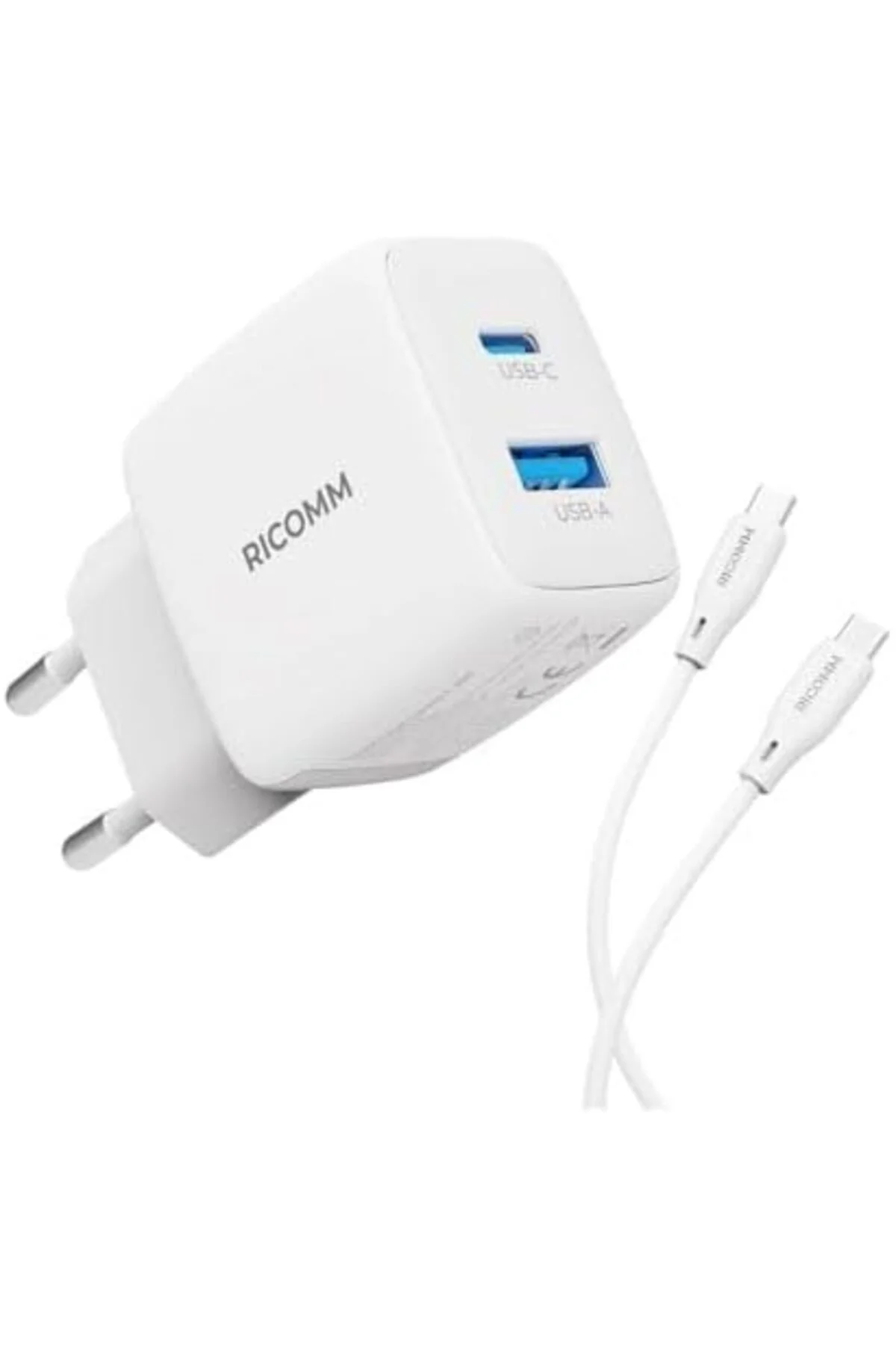 TTKTEKNOLOJİ 25W GaN USB-C + USB-A Şarj Aleti PPS PD, iPad,, Uyum