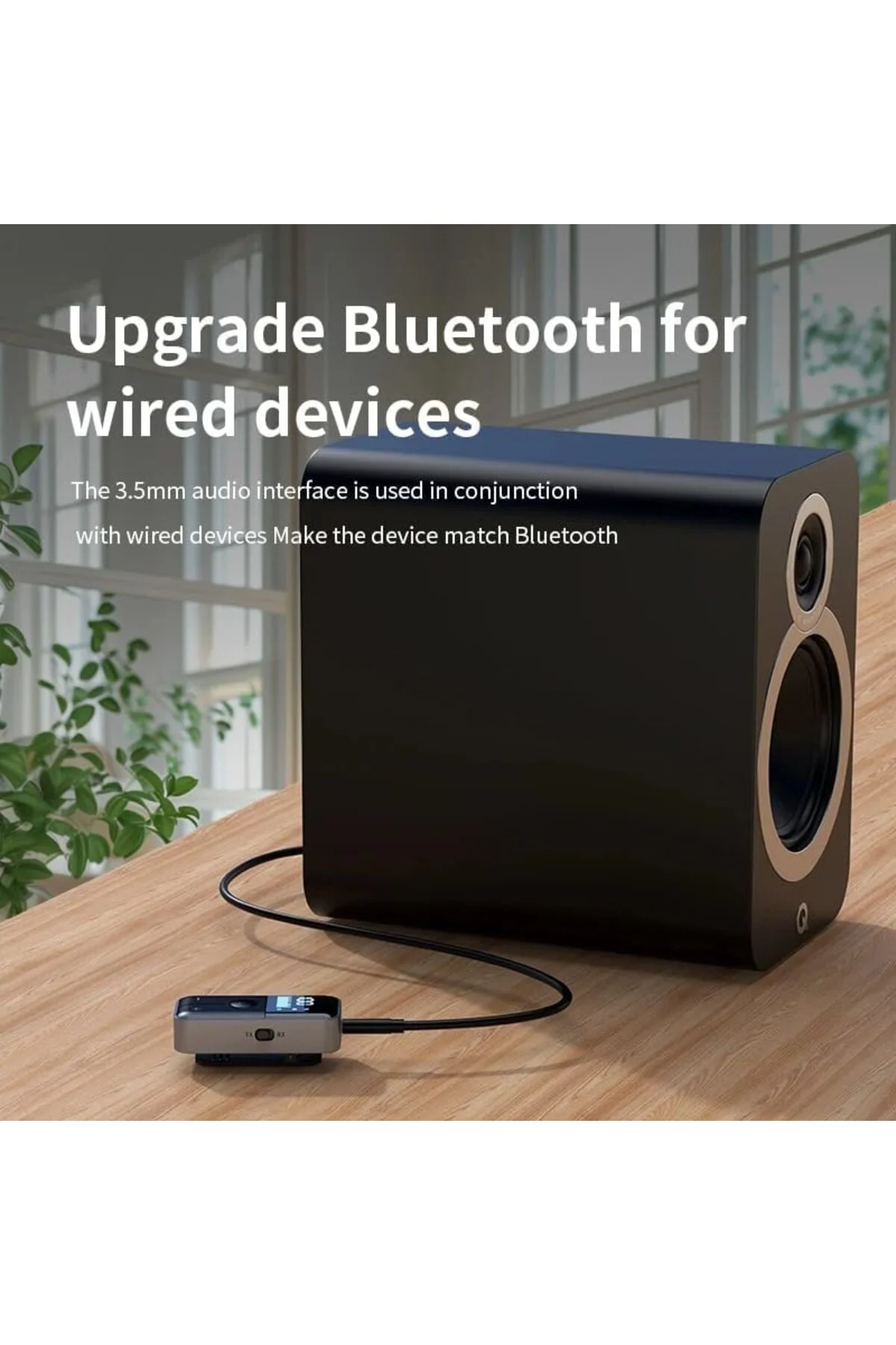 TTKTEKNOLOJİ 2’si 1 Arada Bluetooth 5.4 Ses Alıcı & Verici – 3.5m
