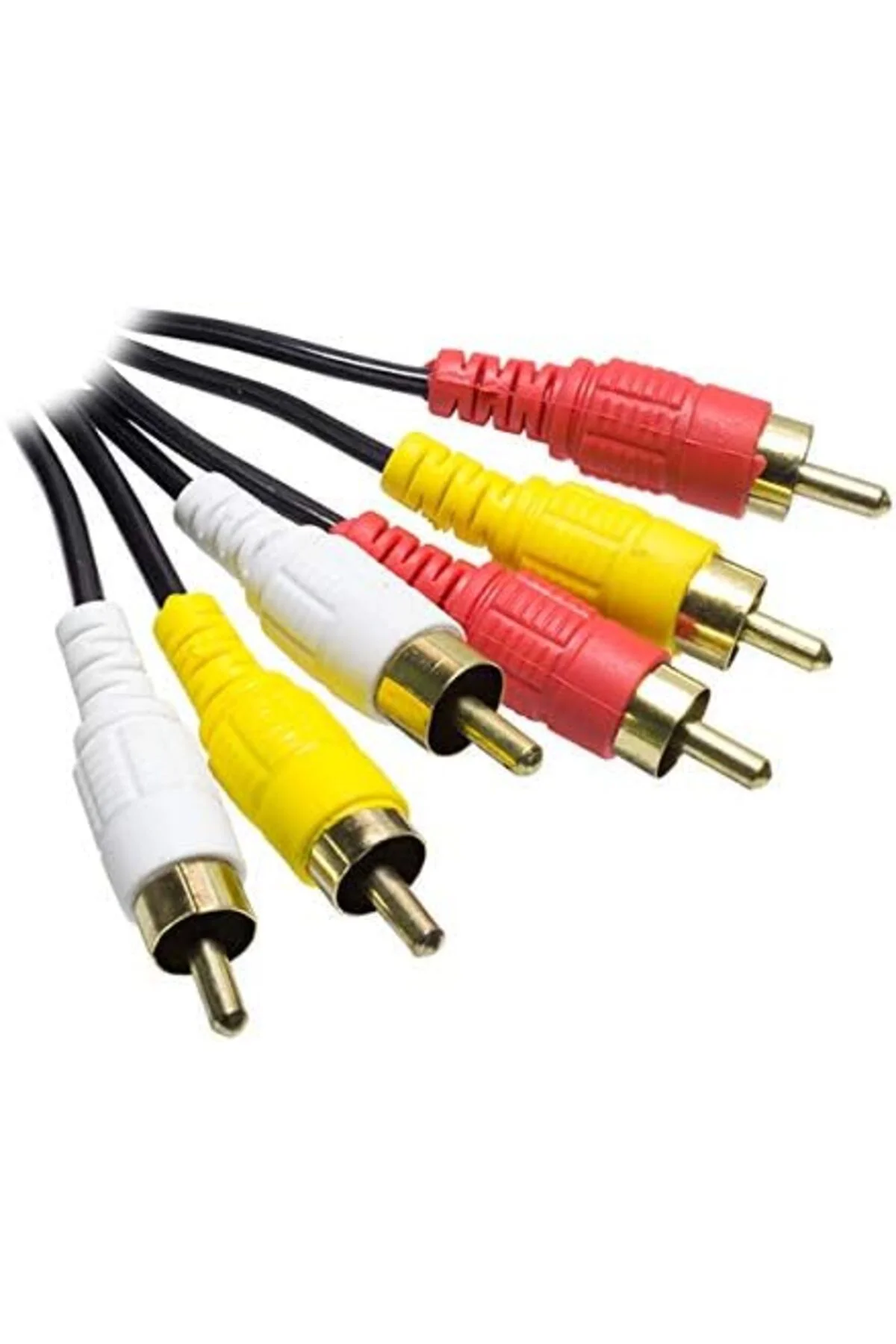 TTKTEKNOLOJİ 3 RCA + 3 RCA 1.5 METRE TOS TOS STANDART RCA KABLOSU