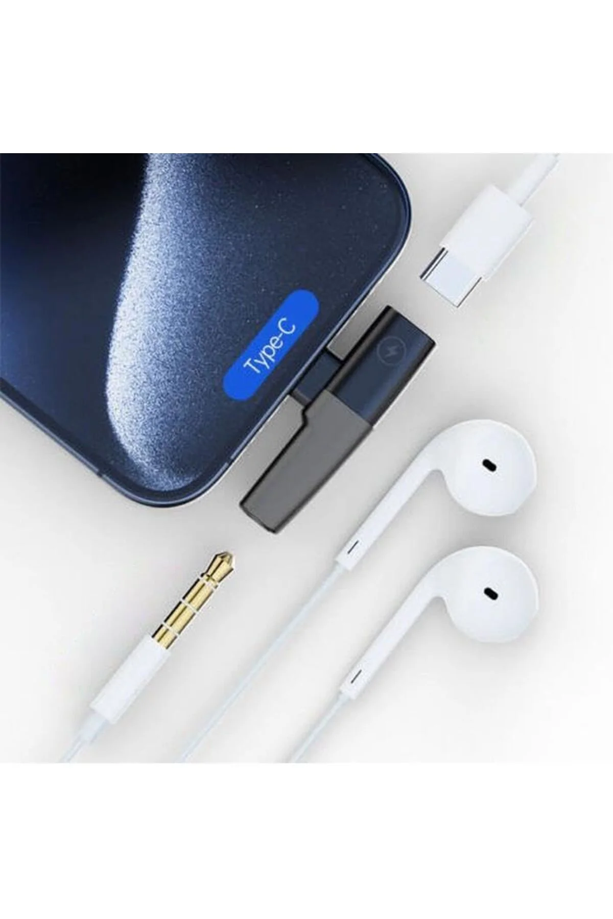 TTKTEKNOLOJİ 30W Hızlı Şarj Type-c to 3.5 MM Kulaklık Dönüştürücü