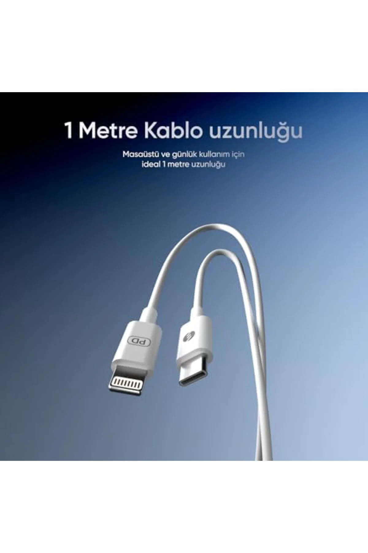 TTKTEKNOLOJİ 35W SUPER Charge 1m PD Type C to Lightning Hızlı Dat