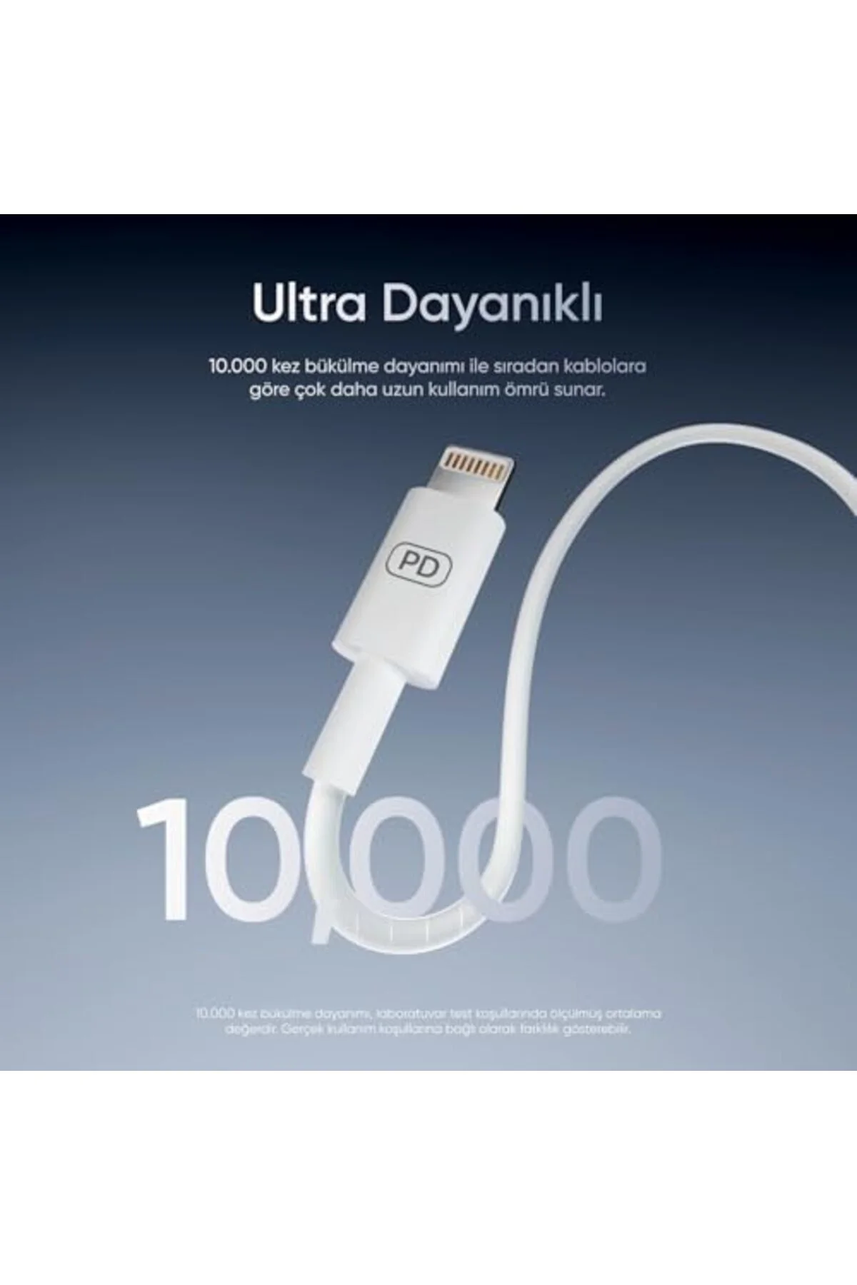 TTKTEKNOLOJİ 35W SUPER Charge 1m PD Type C to Lightning Hızlı Dat